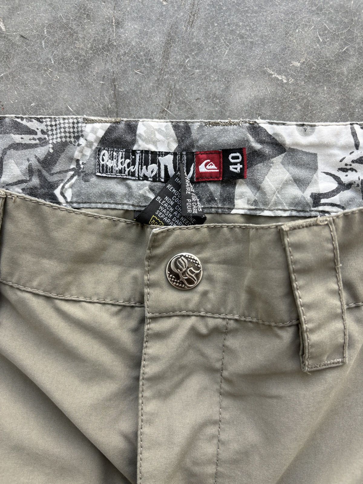 Quiksilver Vintage Y2K Quiksilver Baggy Cargo Pants Parachute Size US 40 / EU 56 - 7 Thumbnail