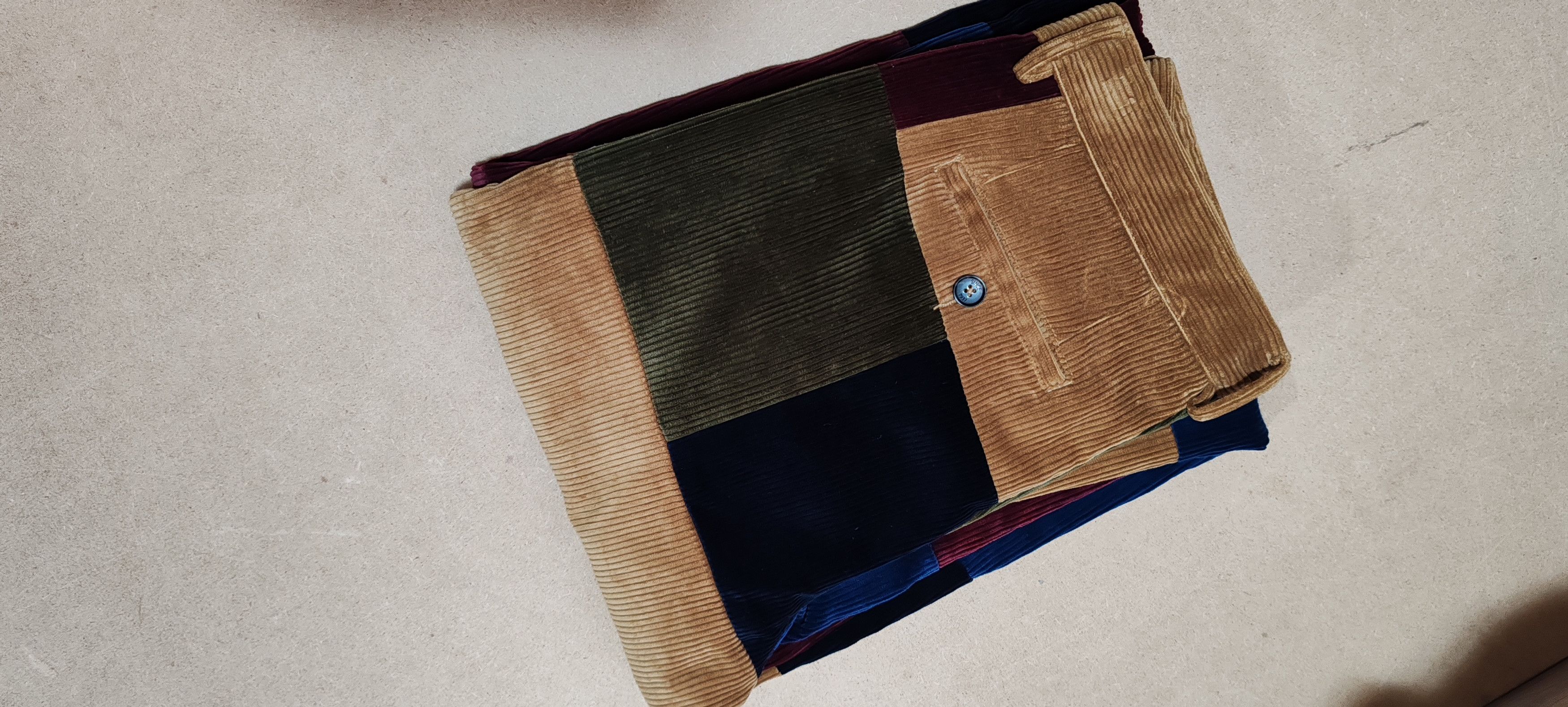 Baracuta Noah X Baracuta Double-Pleat Patchwork Corduroy Tg:32 Size US 32 / EU 48 - 17 Thumbnail