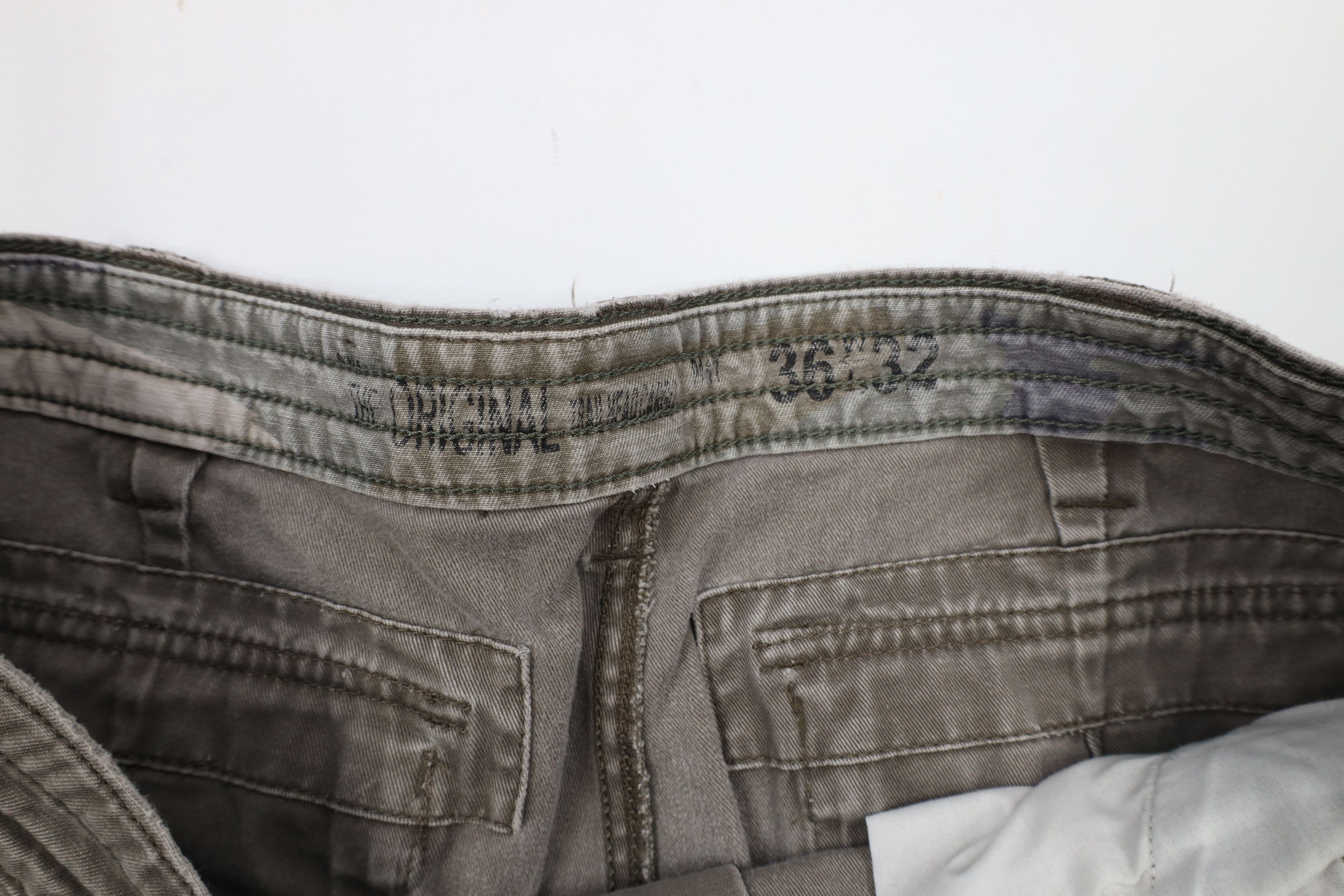 Vintage Vintage Y2K Streetwear Wide Leg Cargo Pants Light Brown Size US 36 / EU 52 - 11 Thumbnail