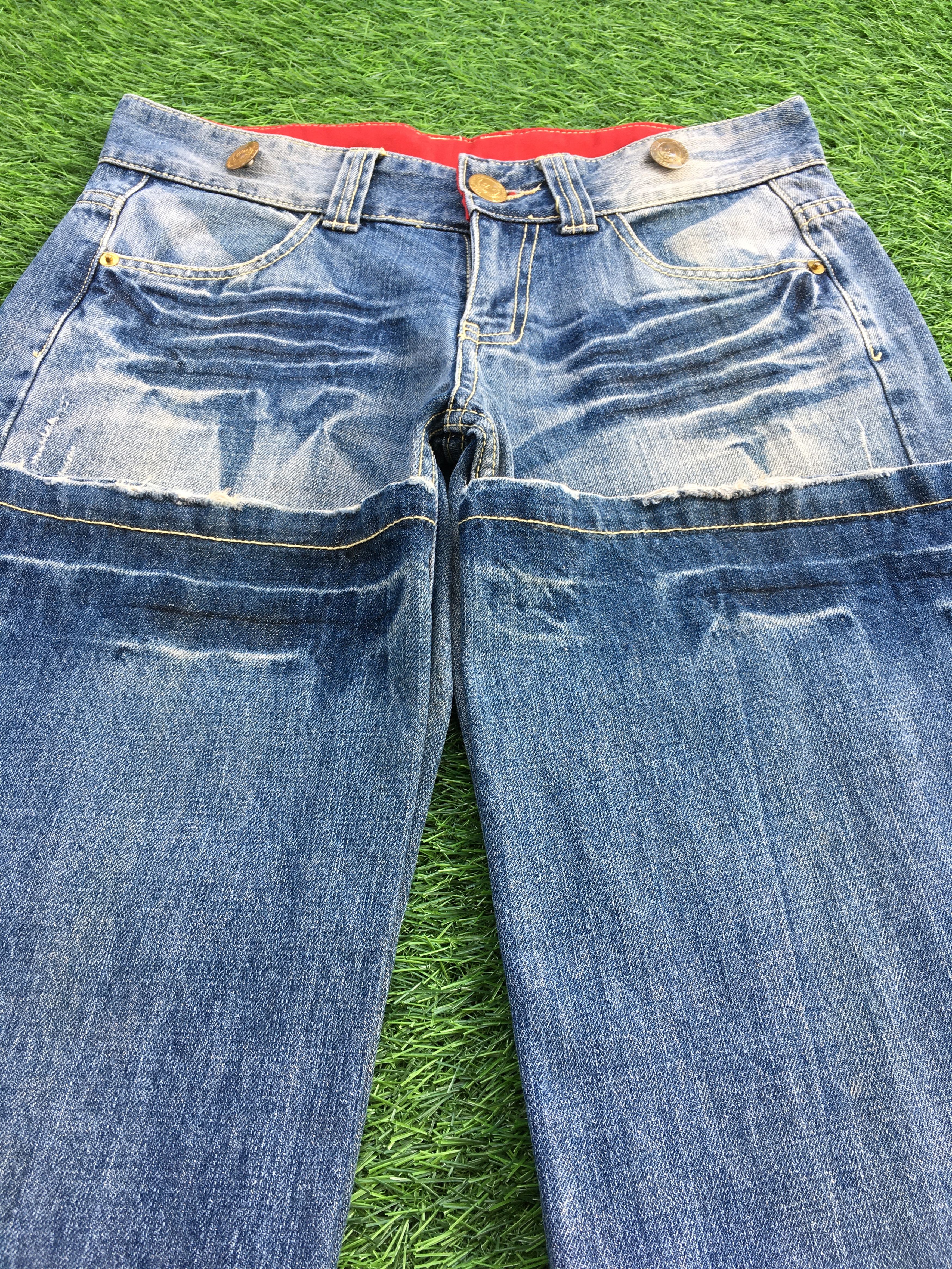 Japanese Brand Japanese Baggy Wide Leg Denim D-1256 Size 25" / US 0 / IT 36 - 8 Thumbnail