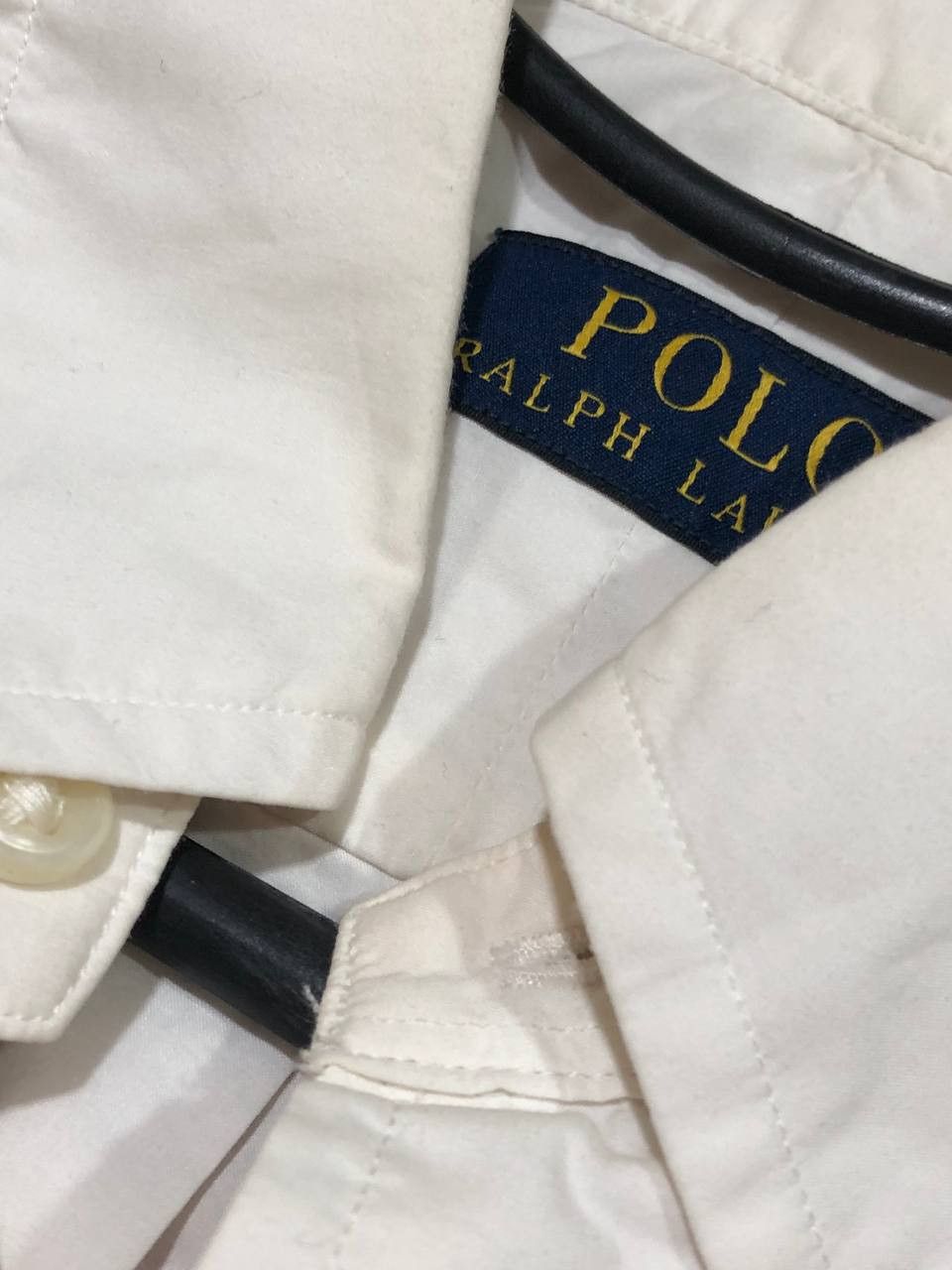 Polo Ralph Lauren Y2K white shirt Polo Ralph Lauren logo Vintage Size US XS / EU 42 / 0 - 7 Thumbnail