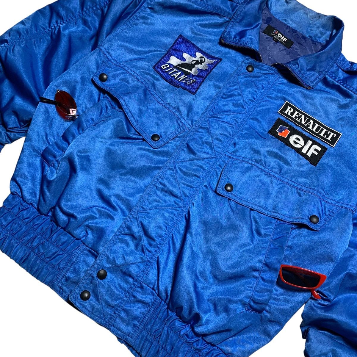 Gear for Sports × Sports Specialties Vintage ♠️ Vtg 90s Elf Renault Grand Prix Formule 1 Gitanes Size US L / EU 52-54 / 3 - 14 Thumbnail