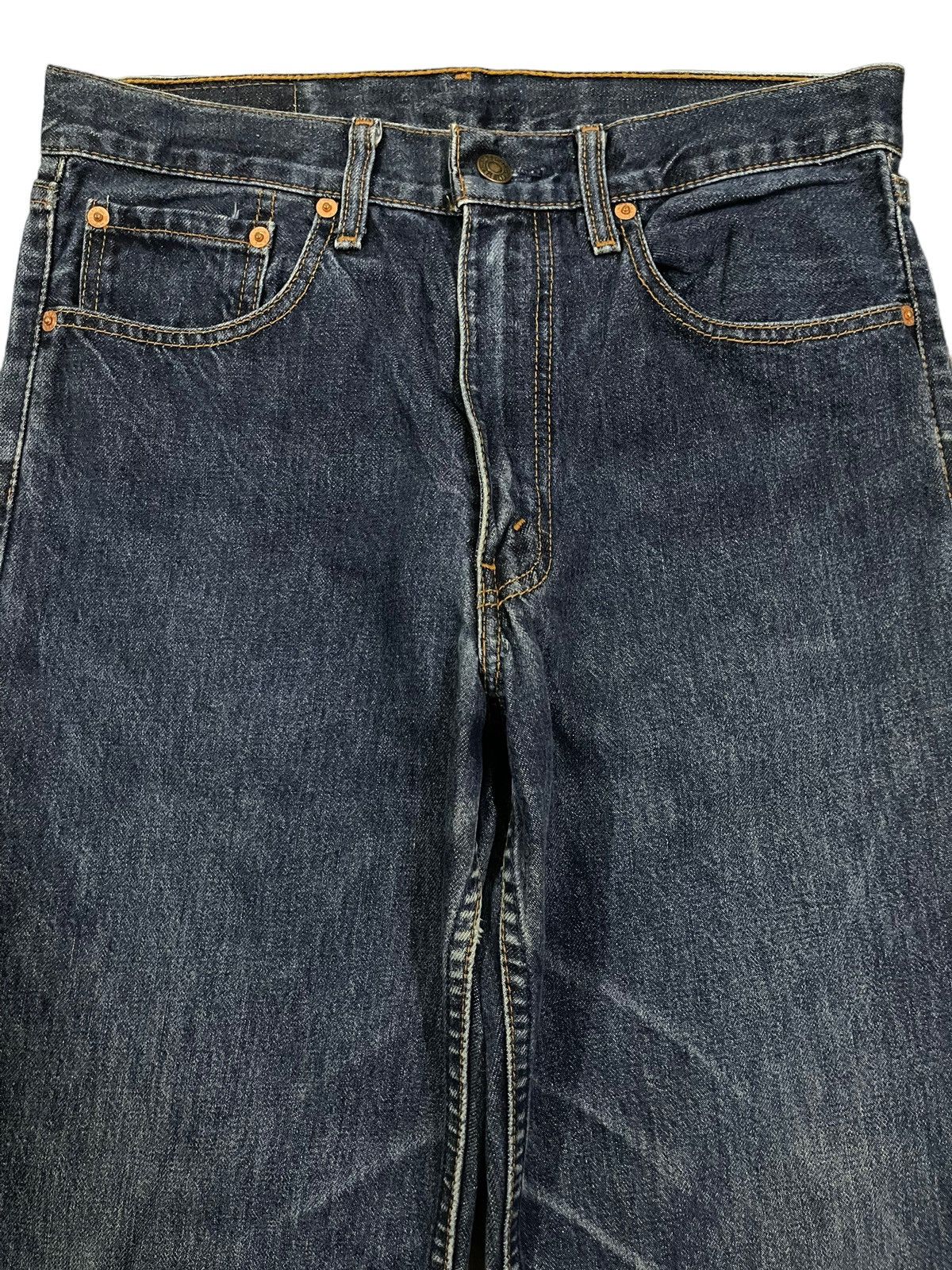 Levi's Vintage 90s Levis 508 Blue Wash Distress Baggy Jeans Size US 30 / EU 46 - 3 Thumbnail
