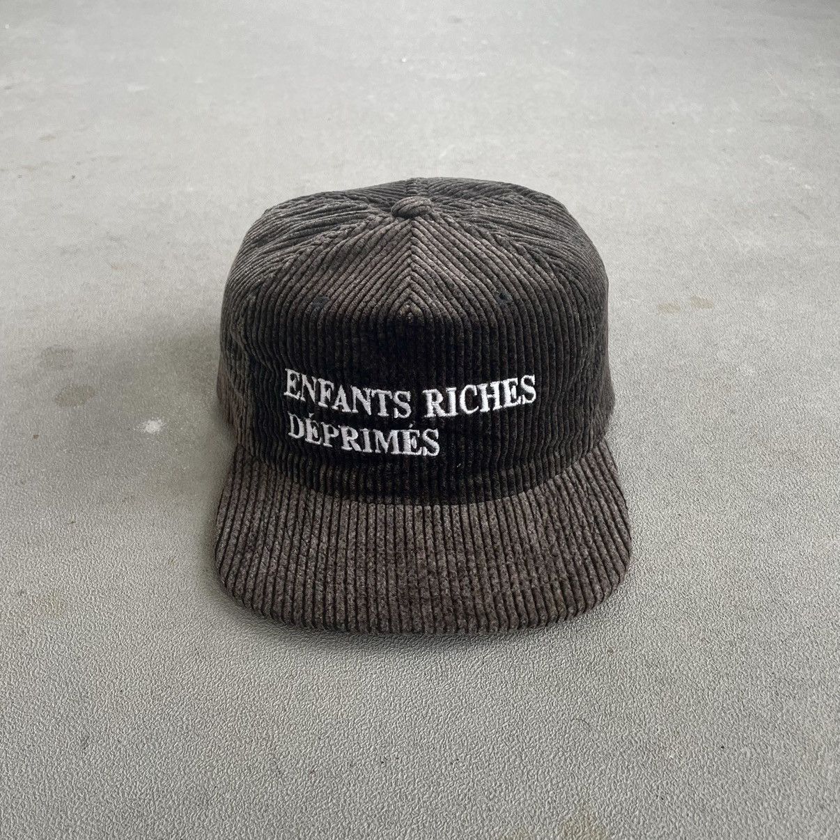 image of Enfants Riches Deprimes Erd Logo Hat in Brown, Men's