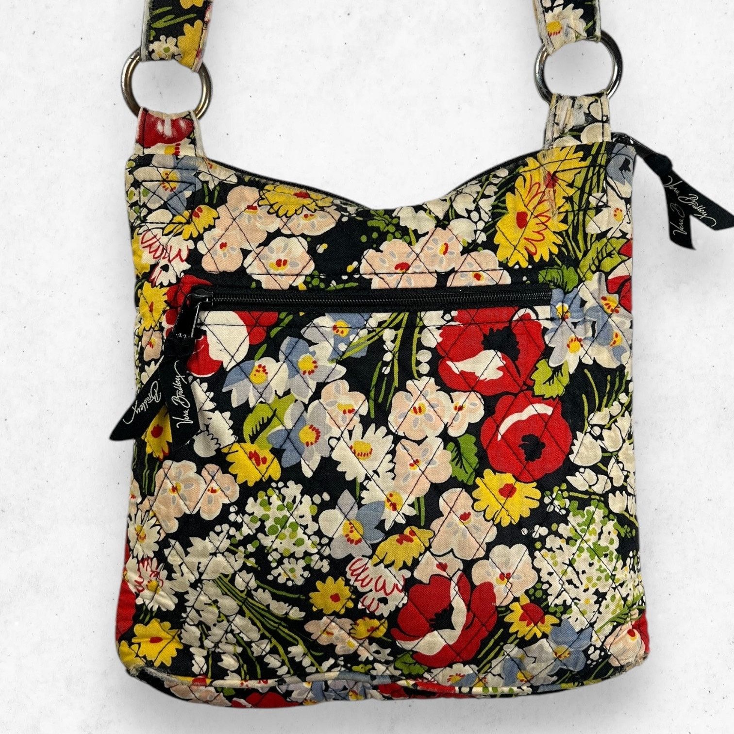 Vera Bradley Vera Bradley Retired Poppy Fields Crossbody Zip DAMAGED! Size ONE SIZE - 3 Thumbnail