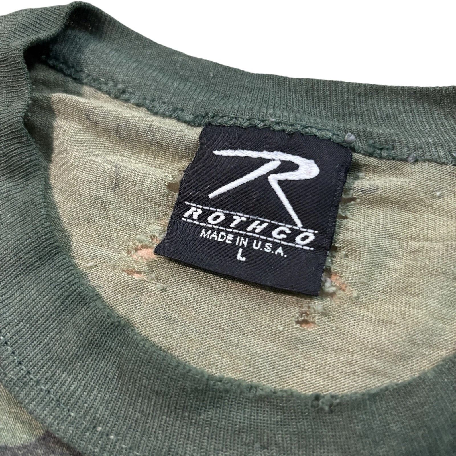Champion Roebux - Paper Thin – 80s Camo T‑Shirt - Large Size US L / EU 52-54 / 3 - 3 Thumbnail