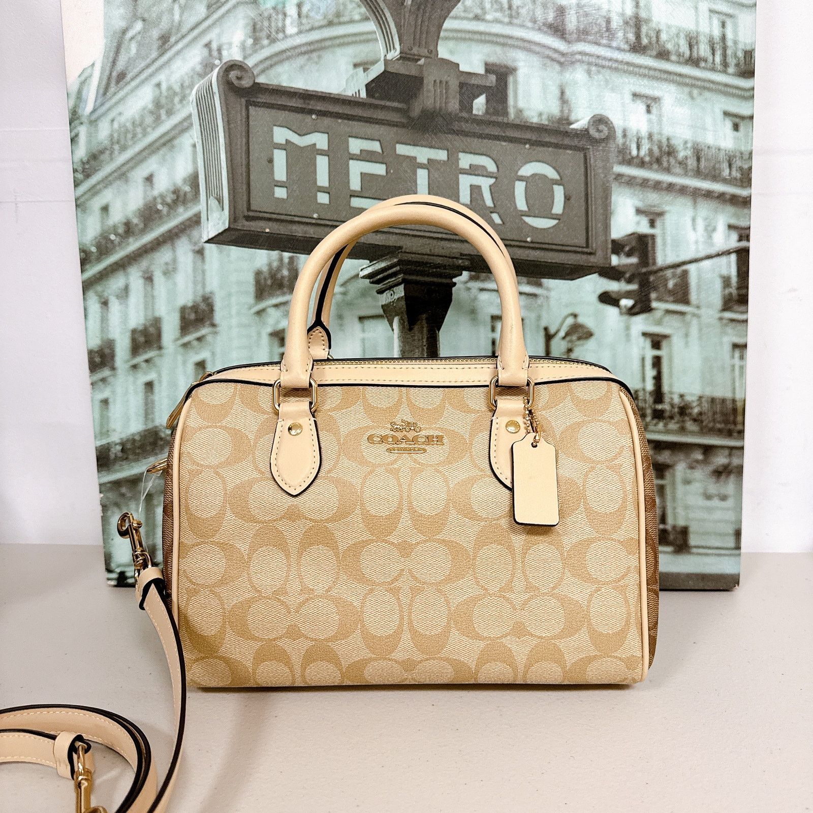 Coach Coach CH486 Borsa A Secchiello Rowan In Tela Esclusiva Size ONE SIZE - 2 Thumbnail