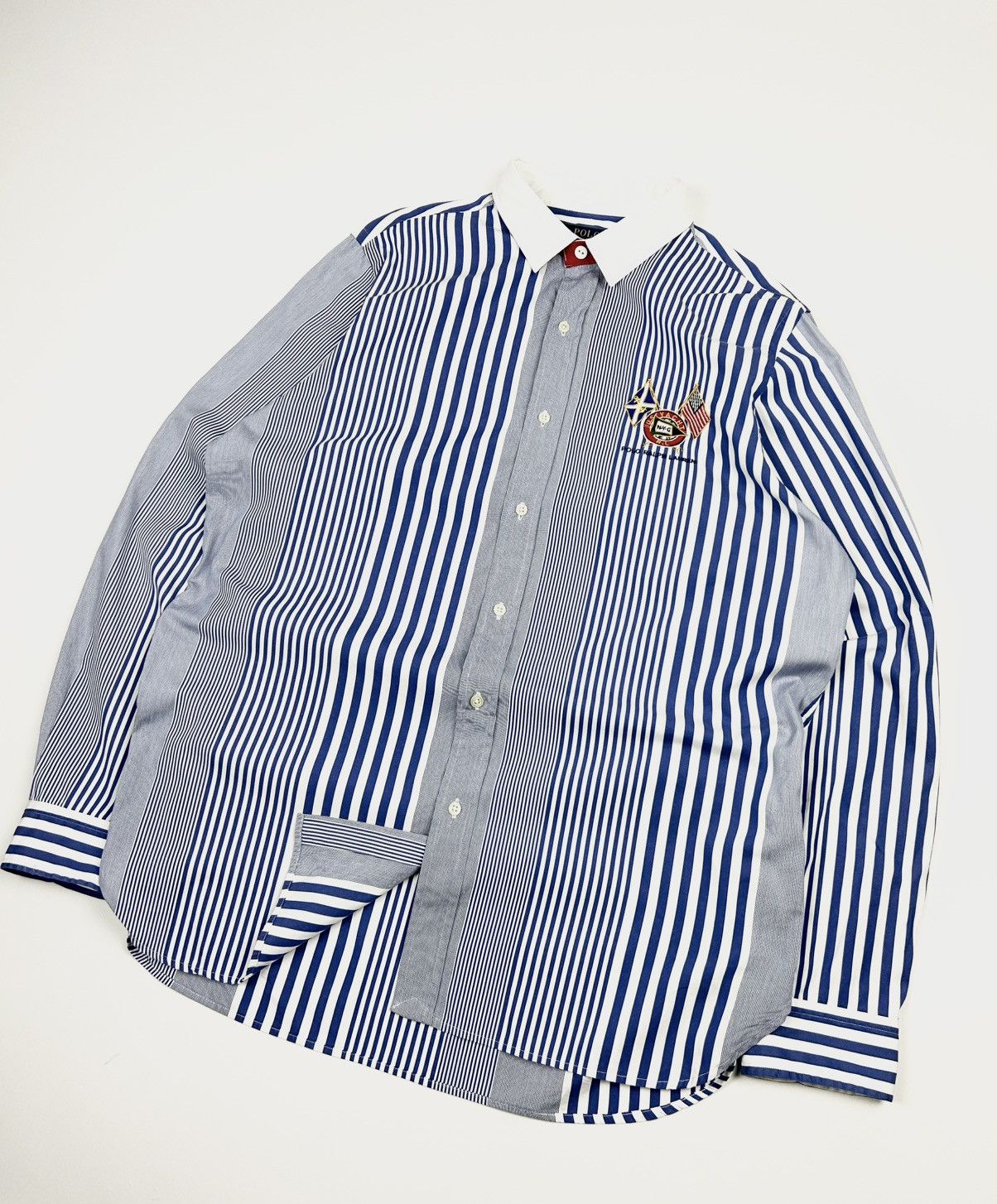 Vintage Rare Polo Ralph Lauren Strip Shirt Vintage y2k Size US L / EU 52-54 / 3 - 3 Thumbnail