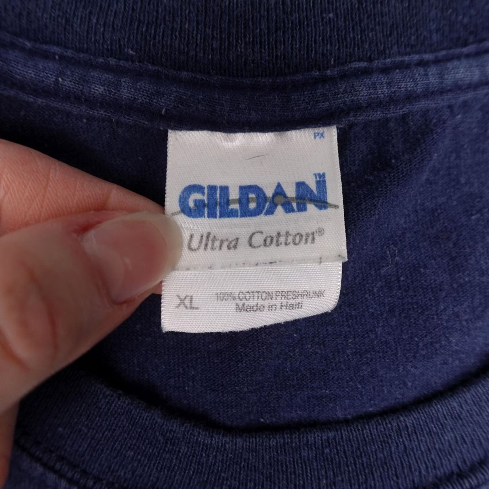 Gildan Up The Creek Raw Bar Shirt Mens XL Blue Graphic Apalachicola Florida Alligator Size US XL / EU 56 / 4 - 3 Thumbnail