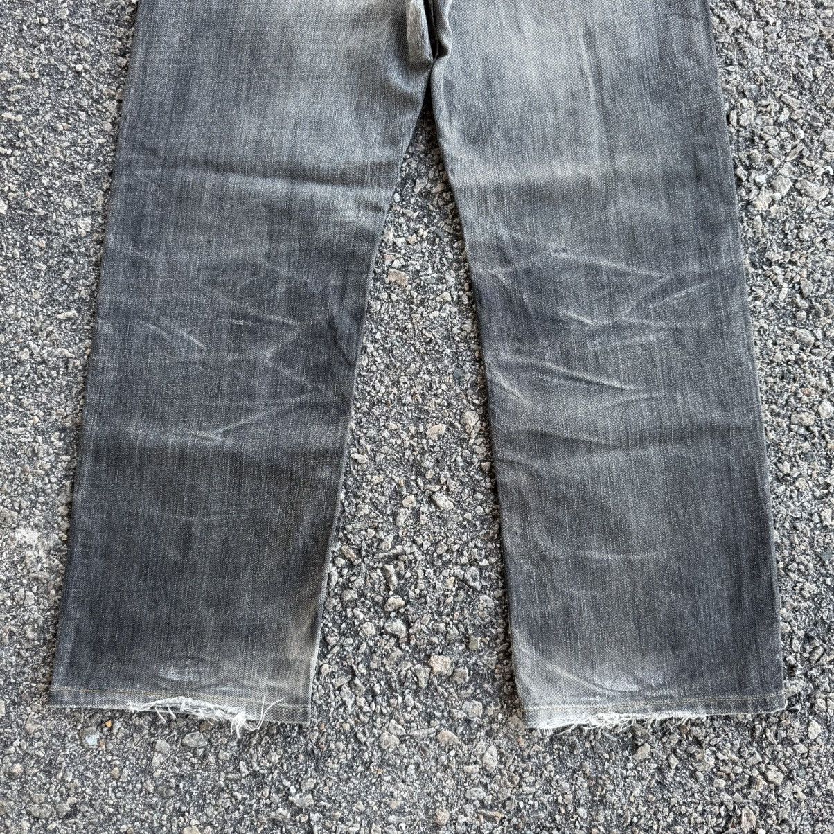 Japanese Brand VINTAGE S003 STRAIGHT FADED JEAN DENIM PANTS Size US 33 - 12 Thumbnail