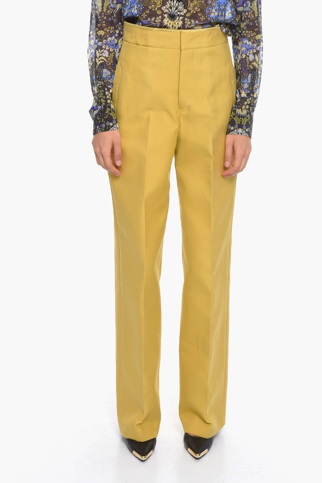 image of Jil Sander O1Dk11S0124 Trouser In Yellow, Women's (Size 26)