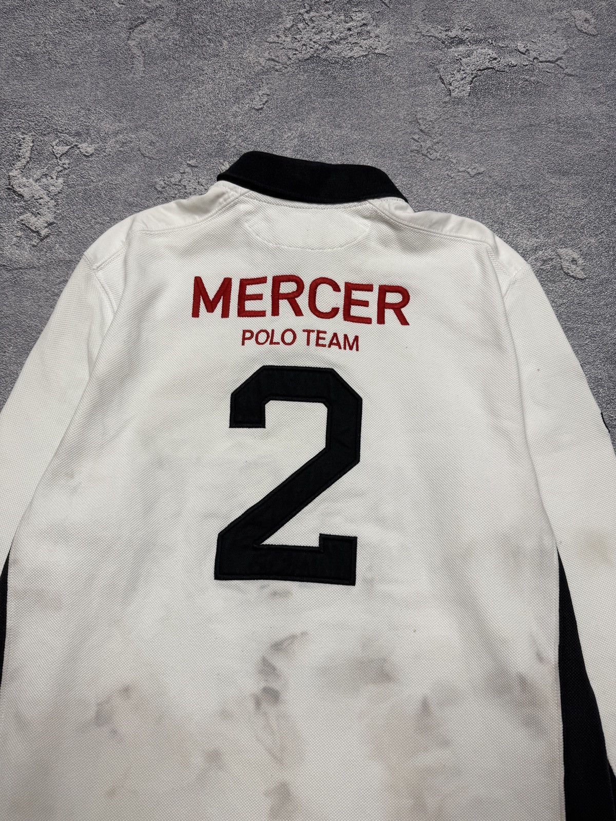 Vintage Rare Vintage Polo Ralph Lauren Mercer Polo Team Rugby Size US L / EU 52-54 / 3 - 10 Thumbnail