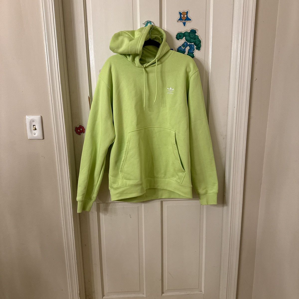 Adidas Neon Adidas Hoodie Size US XL / EU 56 / 4 - 1 Thumbnail