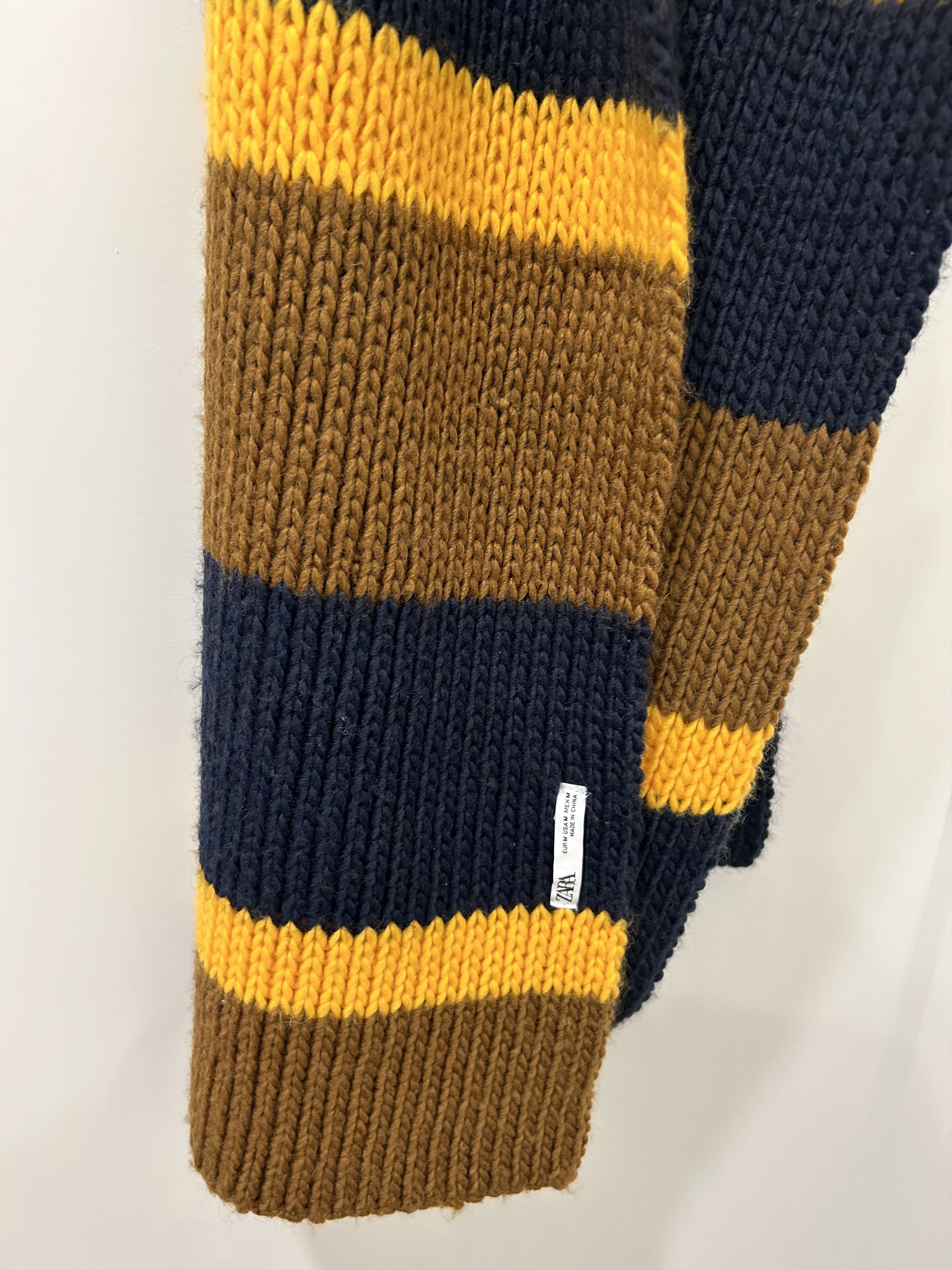 Zara Zara Dual Color Thick Scarf Size ONE SIZE - 4 Thumbnail