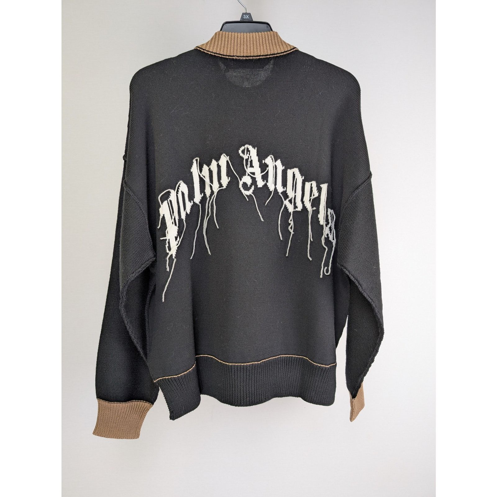 Palm Angels o1rshd1 PA Bear Sweater in Black/Brown Size US M / EU 48-50 / 2 - 9 Thumbnail