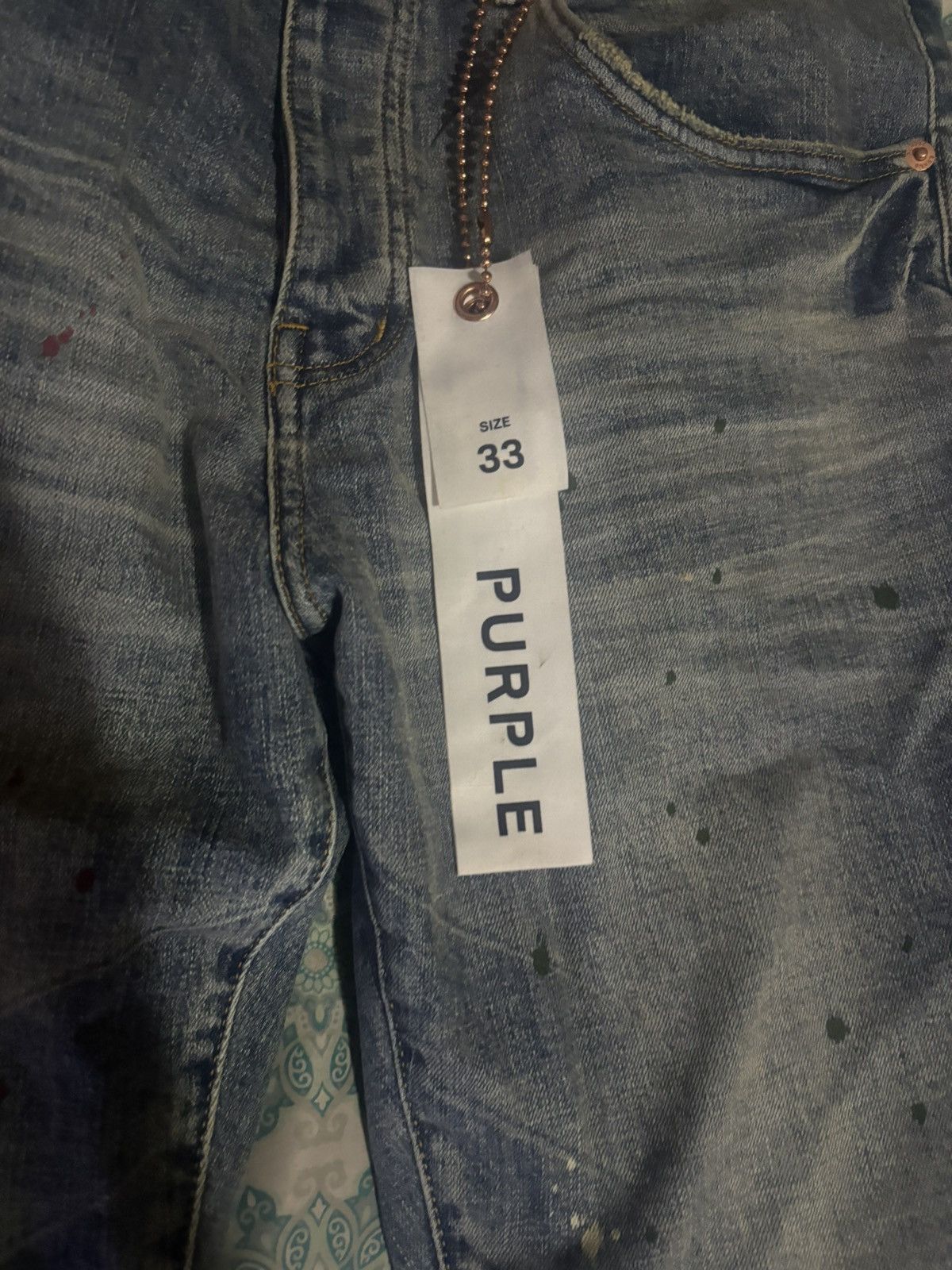 Purple Brand Blue Purple jeans Size US 33 - 9 Thumbnail