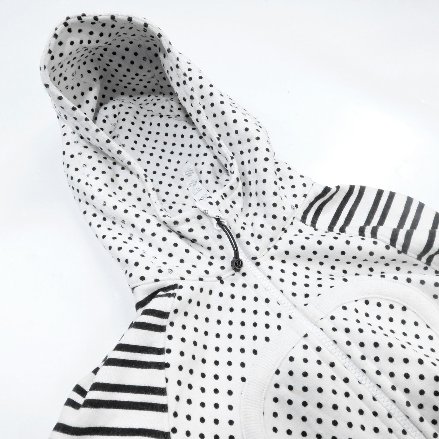 Lululemon LULULEMON SCUBA STRETCH DOT PRINTED TWIN STRIPE ZIP-HOODIE Size M / US 6-8 / IT 42-44 - 5 Thumbnail