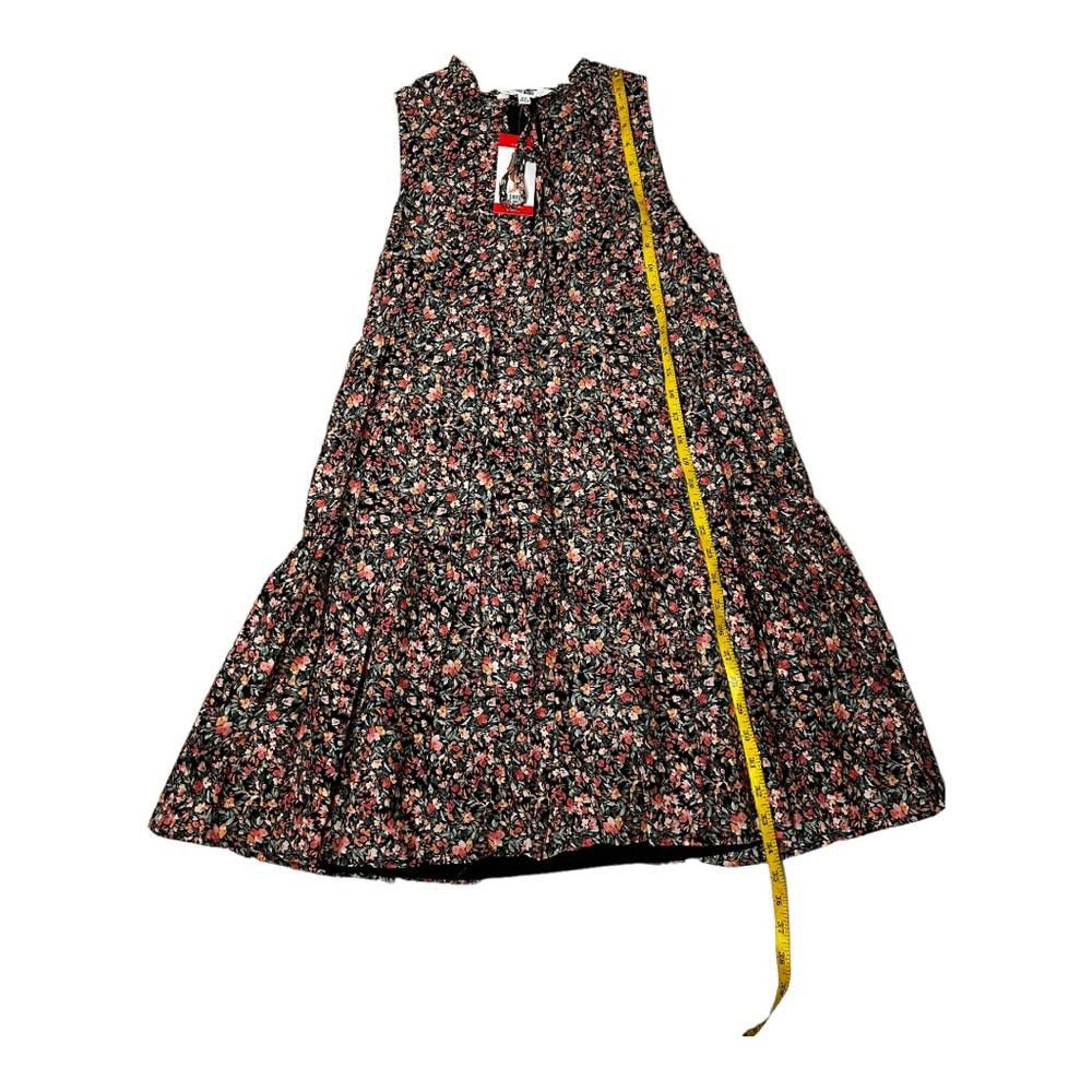 Designer BB Dakota l NWT Sleeveless Tiered Black Floral Dress XS Size XS / US 0-2 / IT 36-38 - 4 Thumbnail