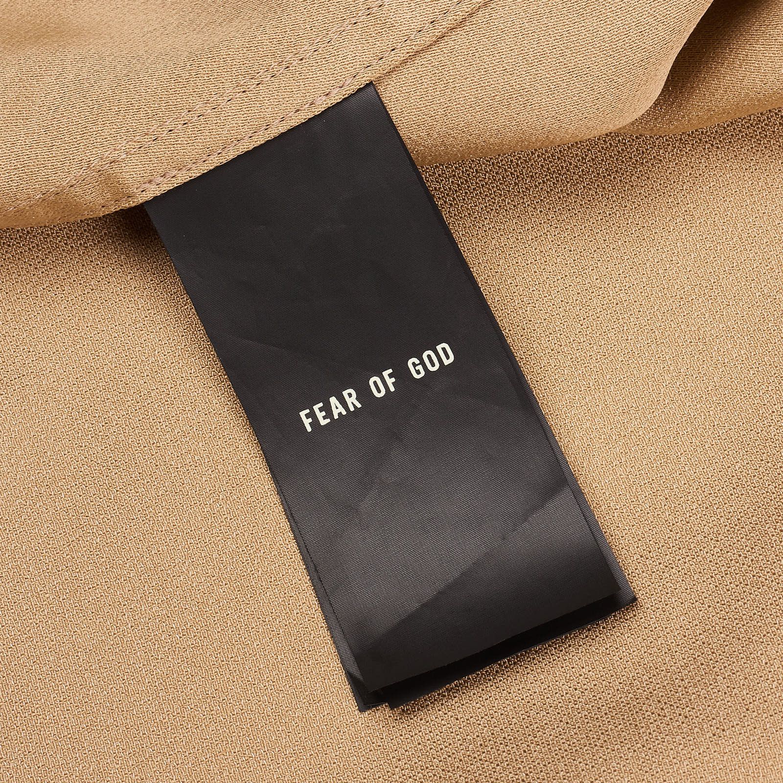 Fear of God FEAR OF GOD Tan Short Sleeve Oversized Crepe Shirt Size US XL / EU 56 / 4 - 5 Thumbnail
