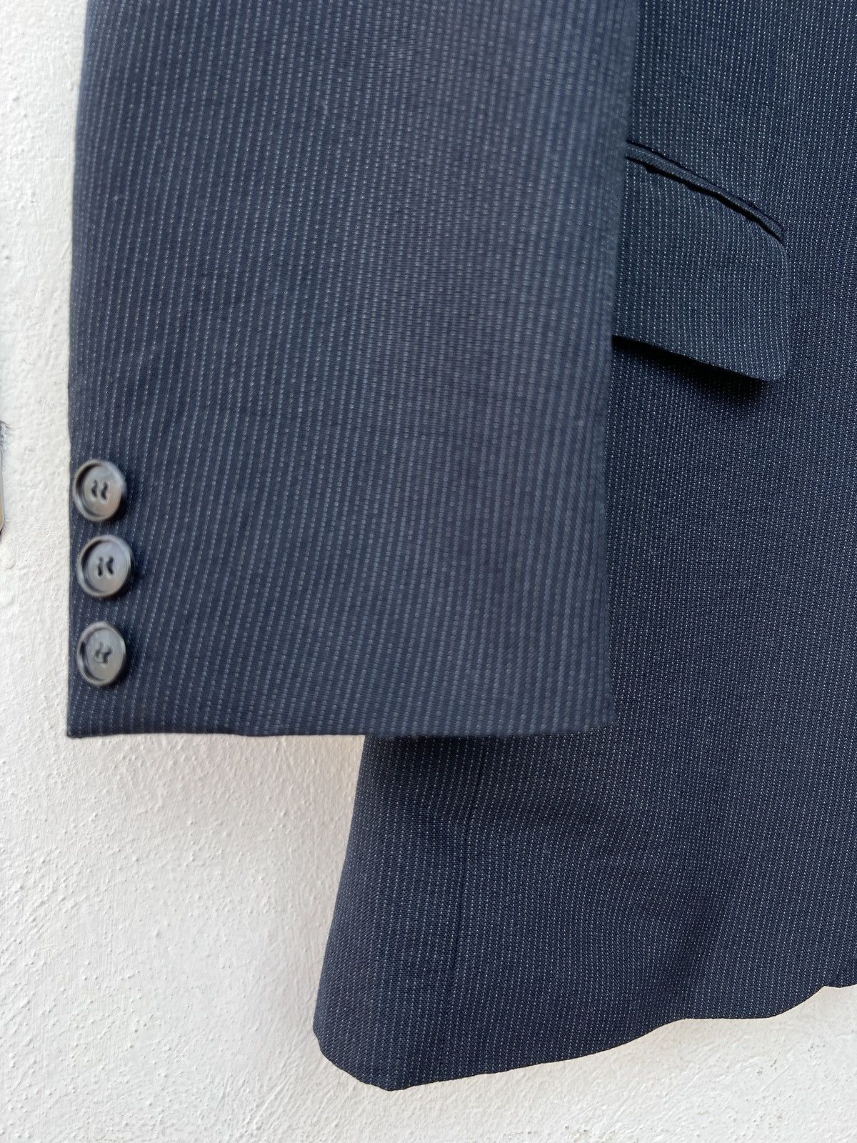 Yves Saint Laurent Yves Saint Laurent Blazer S Dark Blue Wool Size 36S - 4 Thumbnail