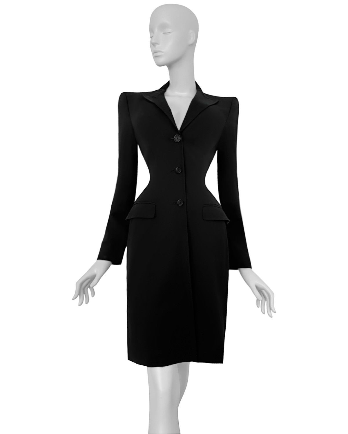 Dolce & Gabbana Dolce & Gabbana long black coat Size M / US 6-8 / IT 42-44 - 3 Thumbnail