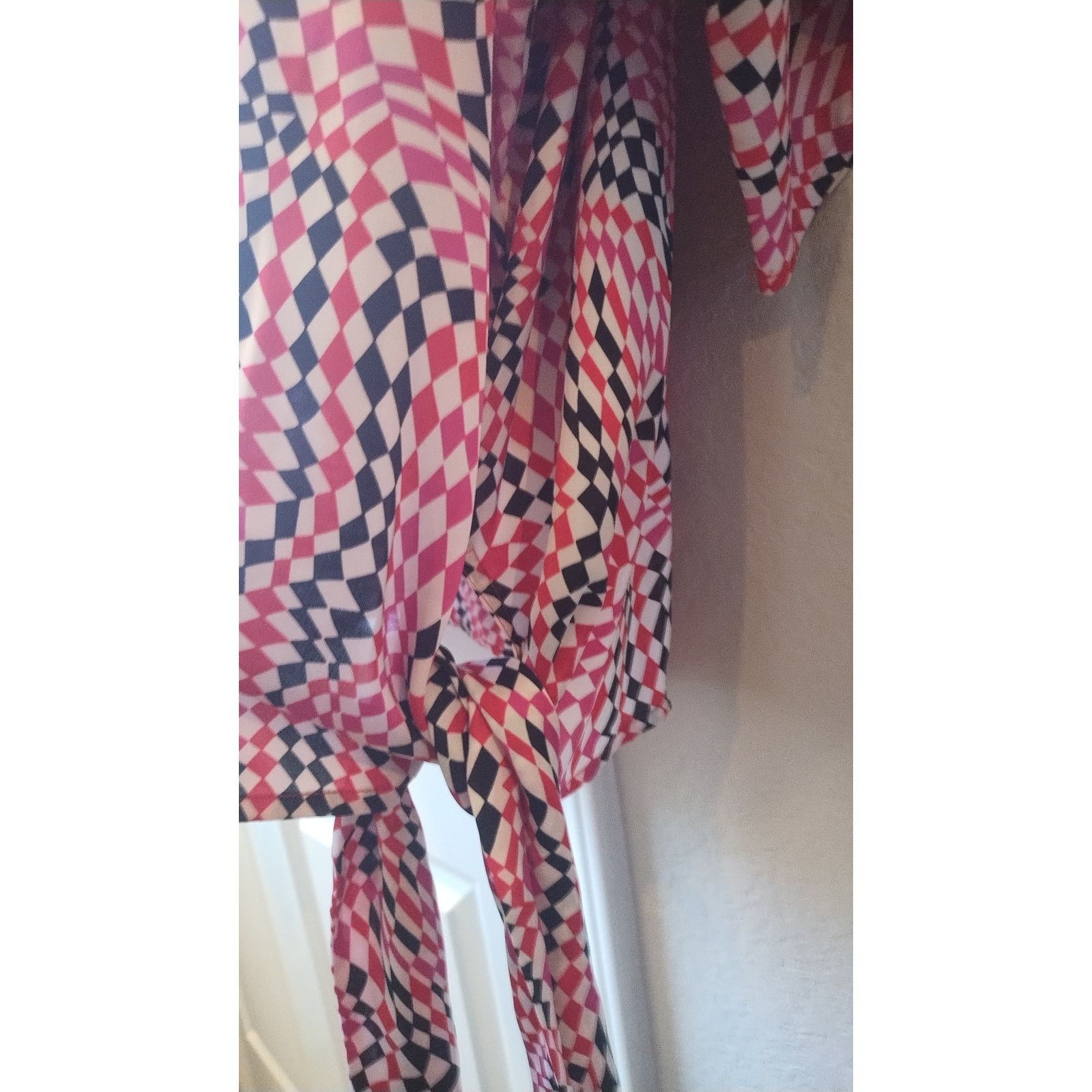Michael Kors MICHAEL KORS Blouse Multicolor Abstract Print SZ L Size L / US 10 / IT 46 - 6 Thumbnail