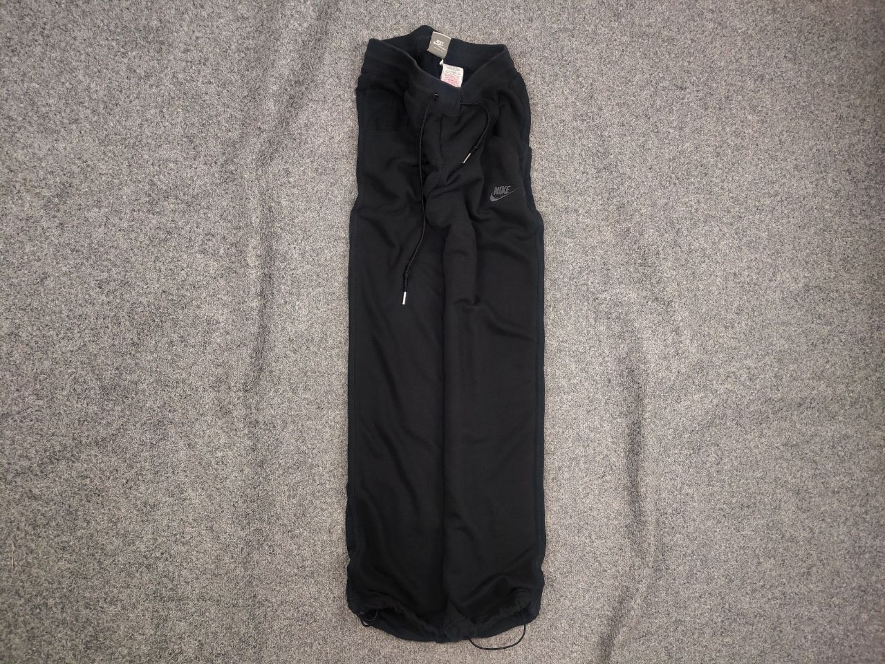 Nike Nike Vintage track drawstring Black Baggy Pants Y2K Style Size US 32 / EU 48 - 1 Thumbnail