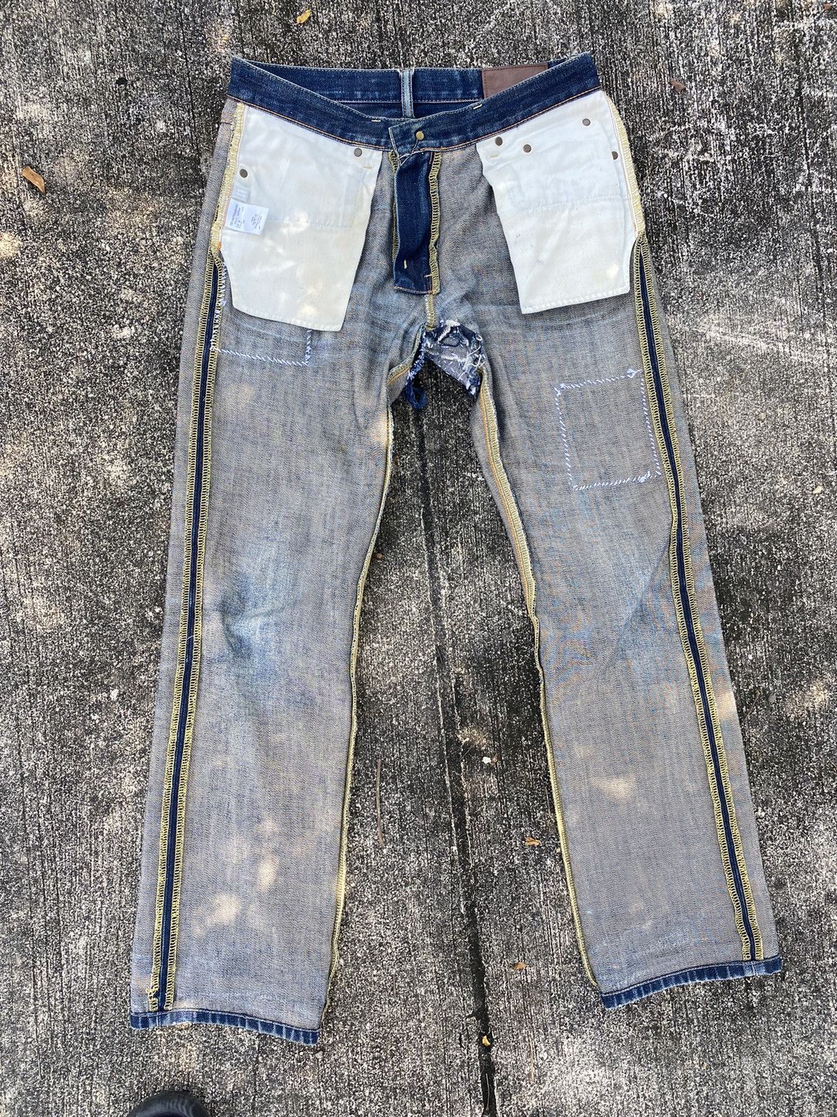 Uniqlo 🔥 Offer Best 🔥 Vintage Distressed Uniqlo Jeans S002 Size US 33 - 16 Thumbnail