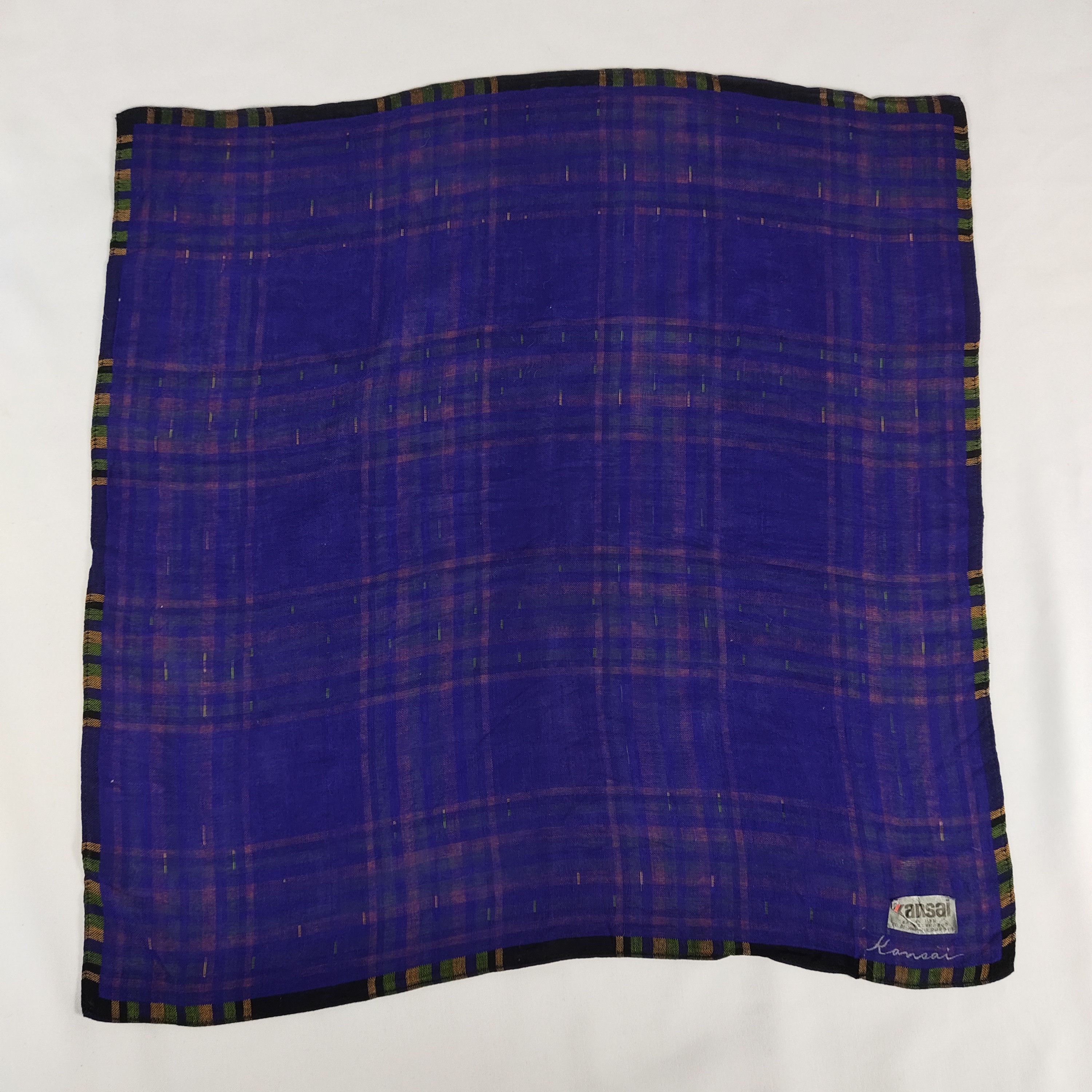 Kansai Yamamoto × Vintage Kansai Yamamoto Handkerchief / Neckerchief / Bandana FZ094 Size ONE SIZE - 3 Thumbnail