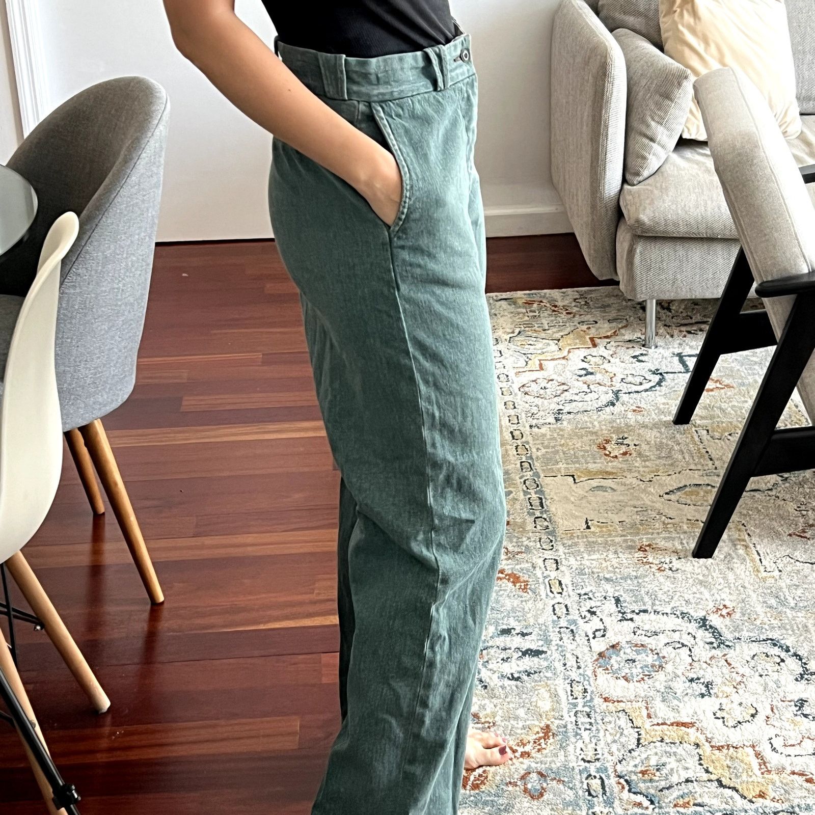 Imogene + Willie Imogene + Willie Kate high rise trousers pants size 27 Size 27" / US 4 / IT 40 - 3 Thumbnail