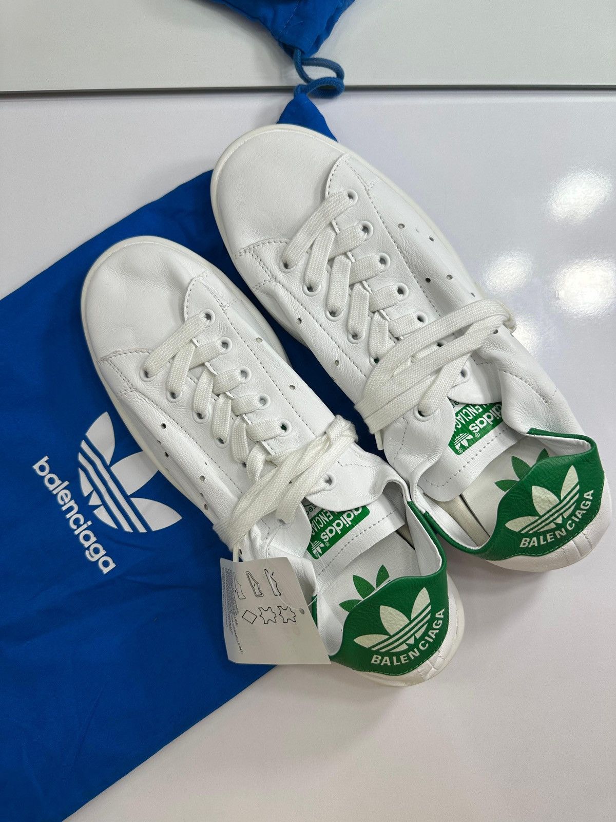 Adidas × Balenciaga Balenciaga x Adidas Stan Smith Worn Green