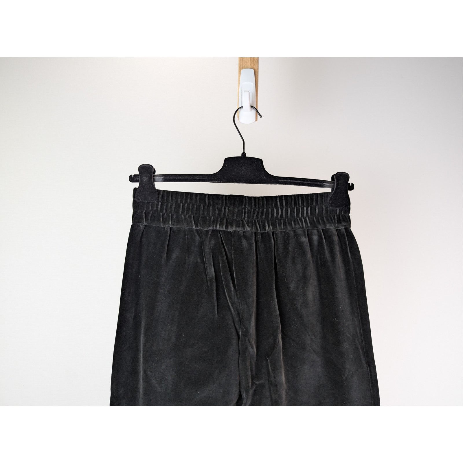 Palm Angels o1rshd1 Q:2 / Velvet Track Pants in Black / White Size US 34 / EU 50 - 12 Thumbnail