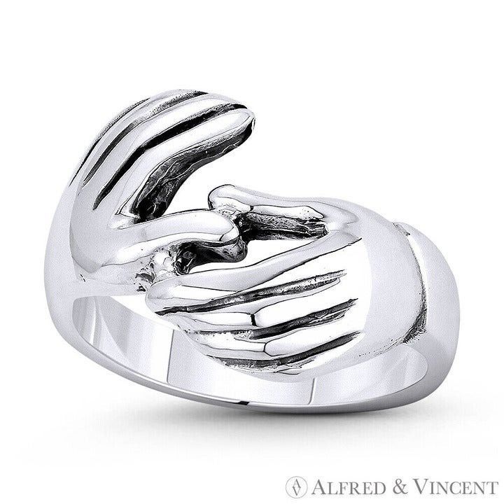 Other Italian Fede Gimmel Gimmal Love Promise Ring Size 5 Size ONE SIZE - 1 Preview