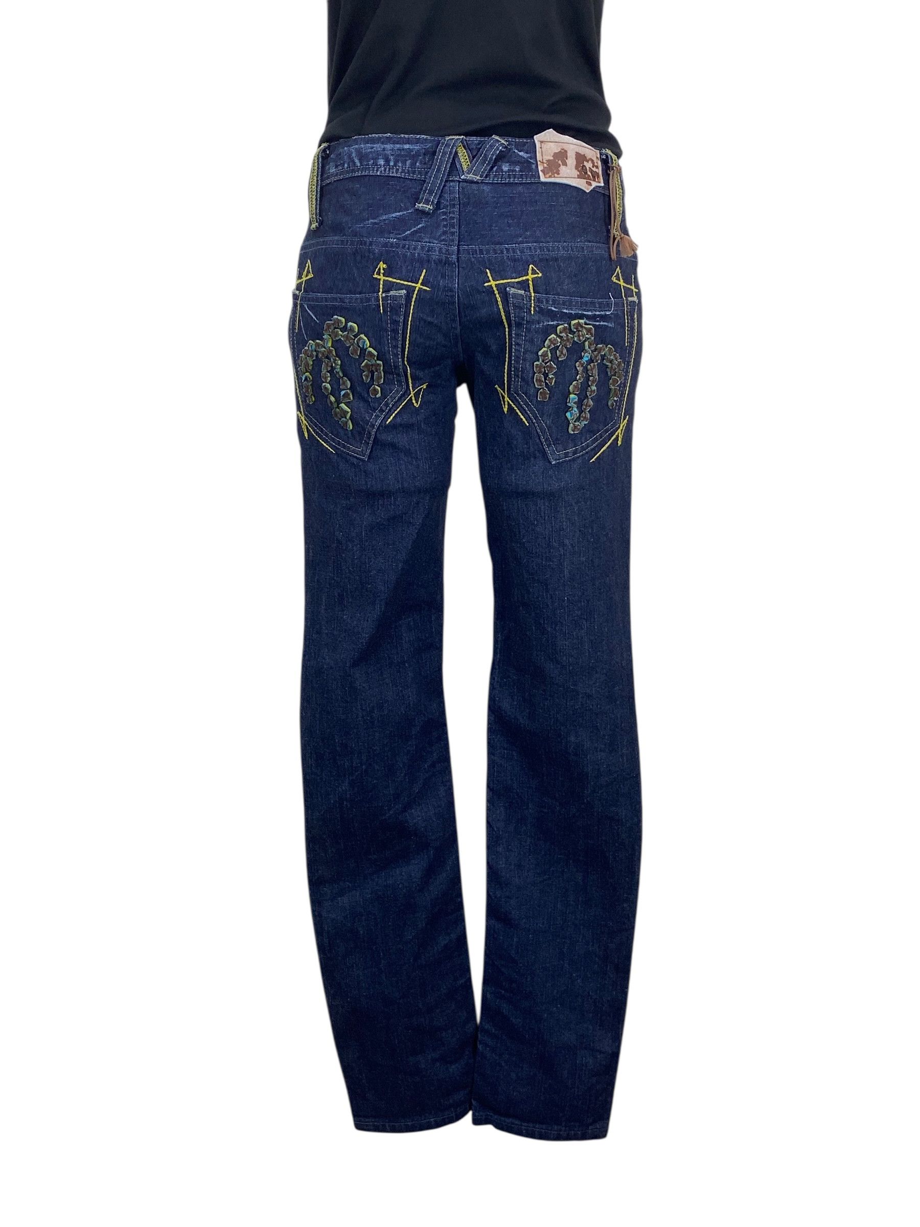 Japanese Brand Et Boîte Jeans Low Rise Skinny Jeans Size 24" / US 00 / IT 34 - 1 Thumbnail