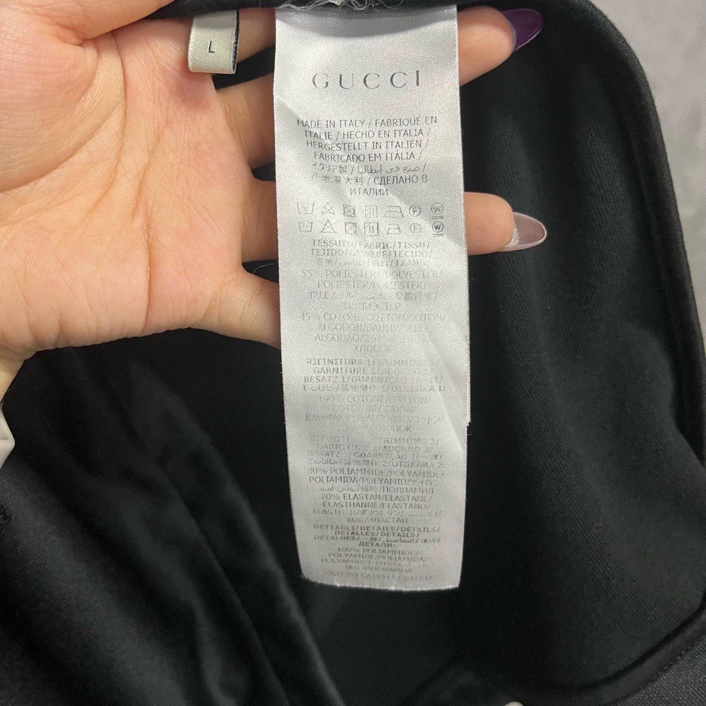 Gucci gucci black logo striped long sleeve jacket Size US L / EU 52-54 / 3 - 4 Thumbnail