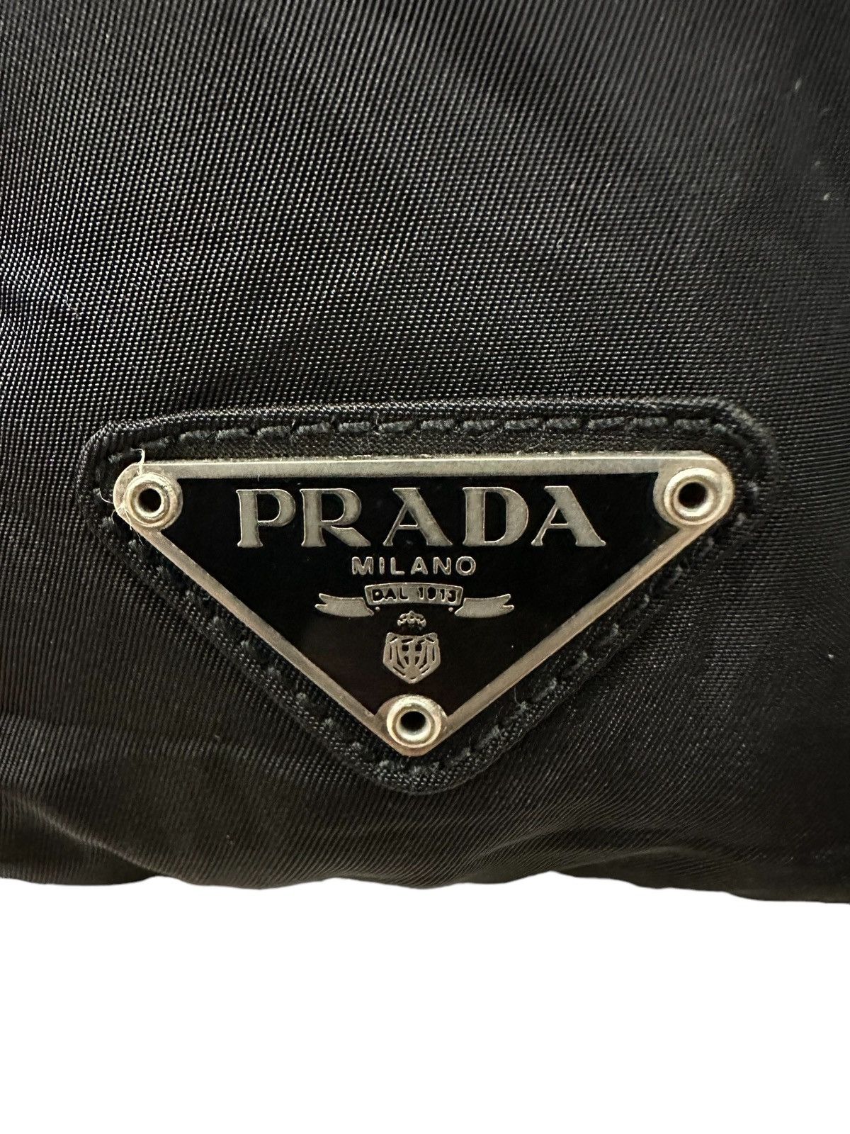 Prada × Vintage AUTHENTIC VINTAGE PRADA BLACK NYLON TOTE BAG Size ONE SIZE - 13 Thumbnail