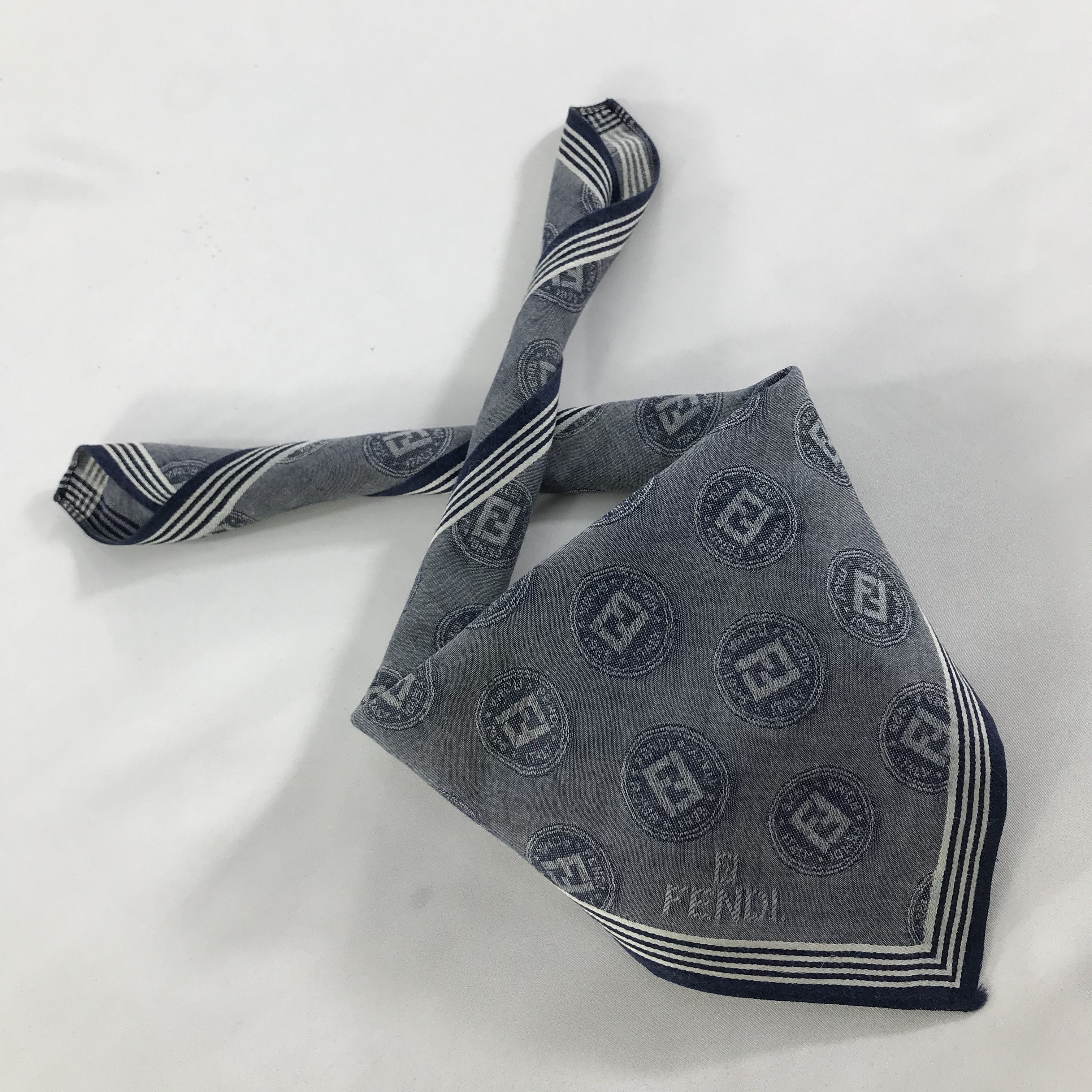 Vintage Fendi Bandana / Handkerchief / Neckerchief - S1480 Size ONE SIZE - 4 Thumbnail