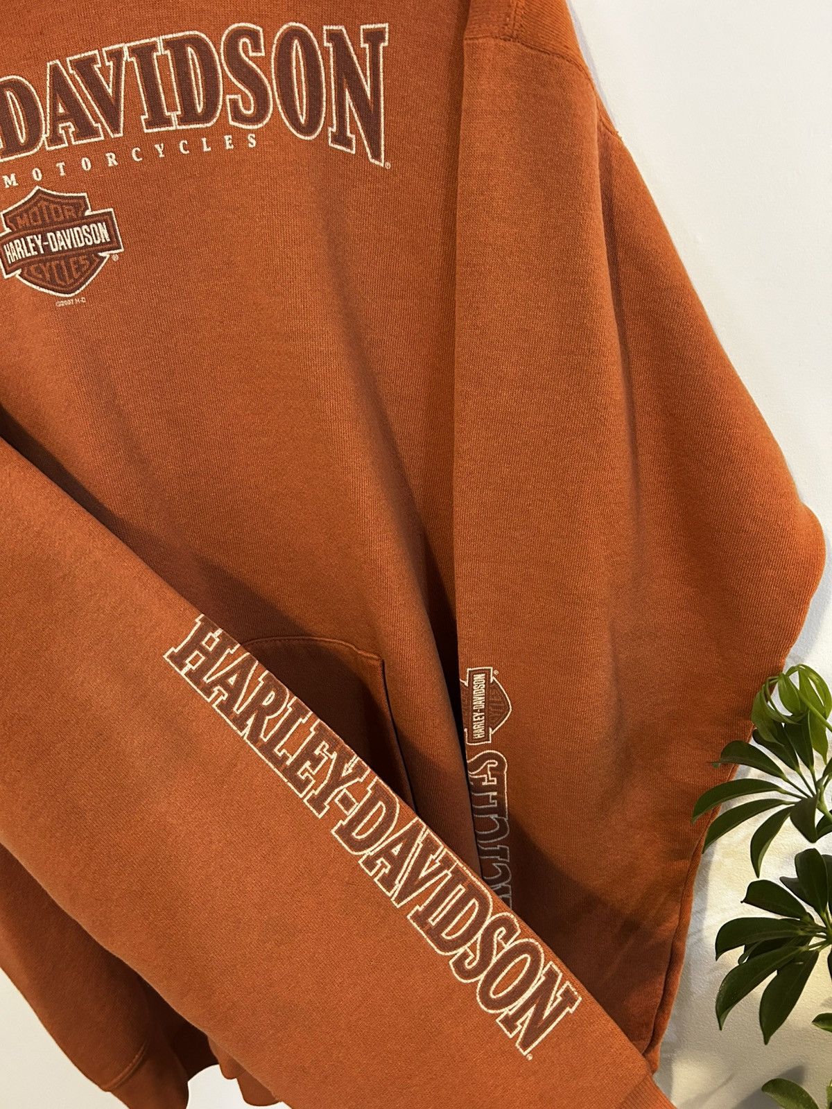Harley Davidson Burnt sienna Harley Davidson hoodie Size US XL / EU 56 / 4 - 3 Thumbnail