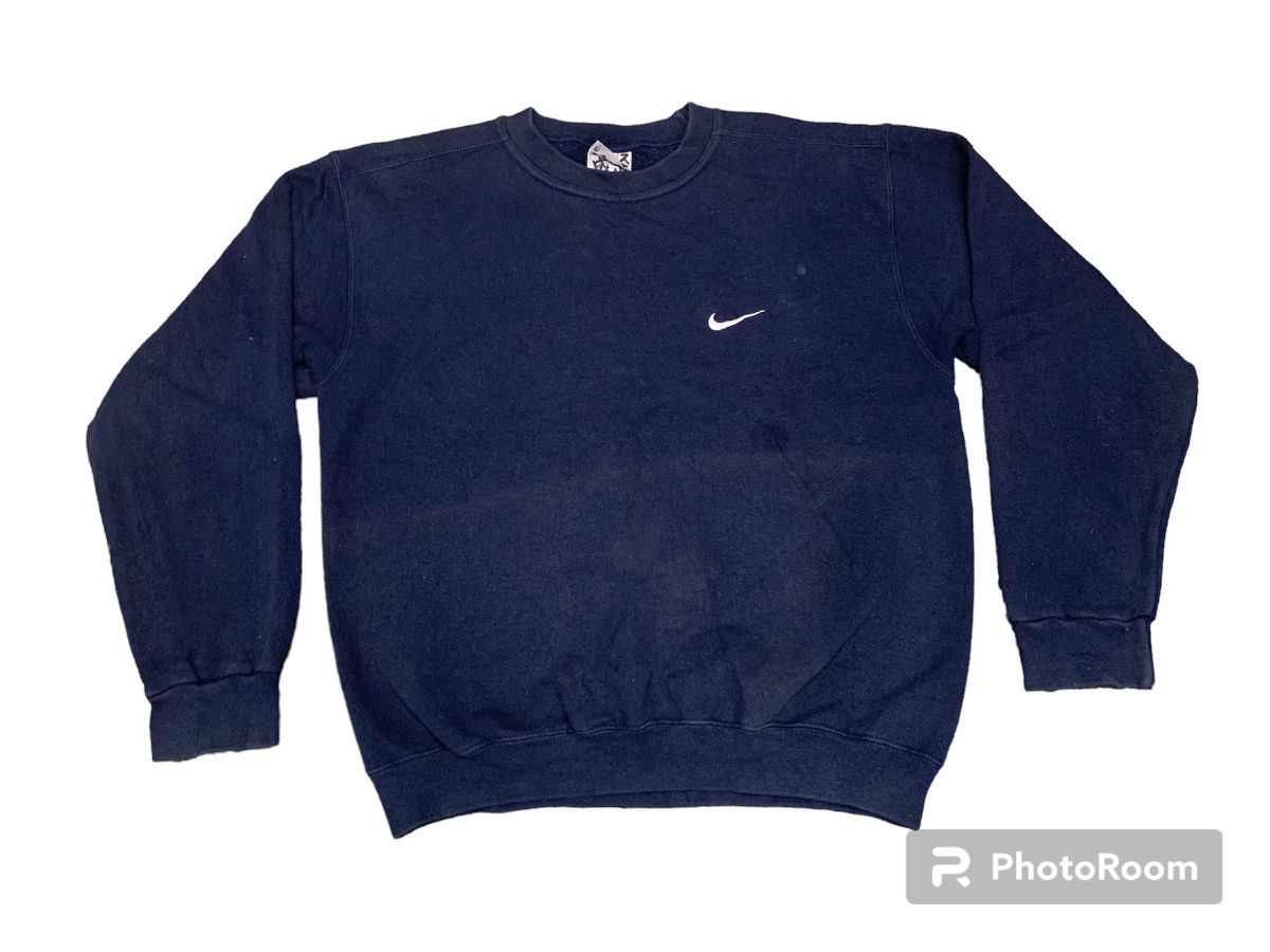 Nike × Vintage 90s NIKE SWEATSHIRT SMALL LOGO Size US S / EU 44-46 / 1 - 1 Thumbnail