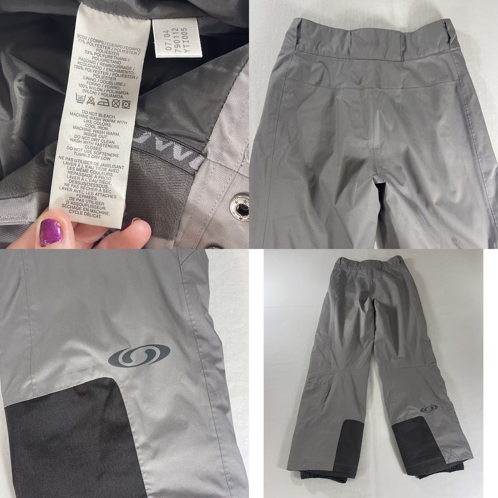 Salomon Salomon Climapro Storm Ski Pants Regular XS? Size 28" / US 6 / IT 42 - 9 Thumbnail