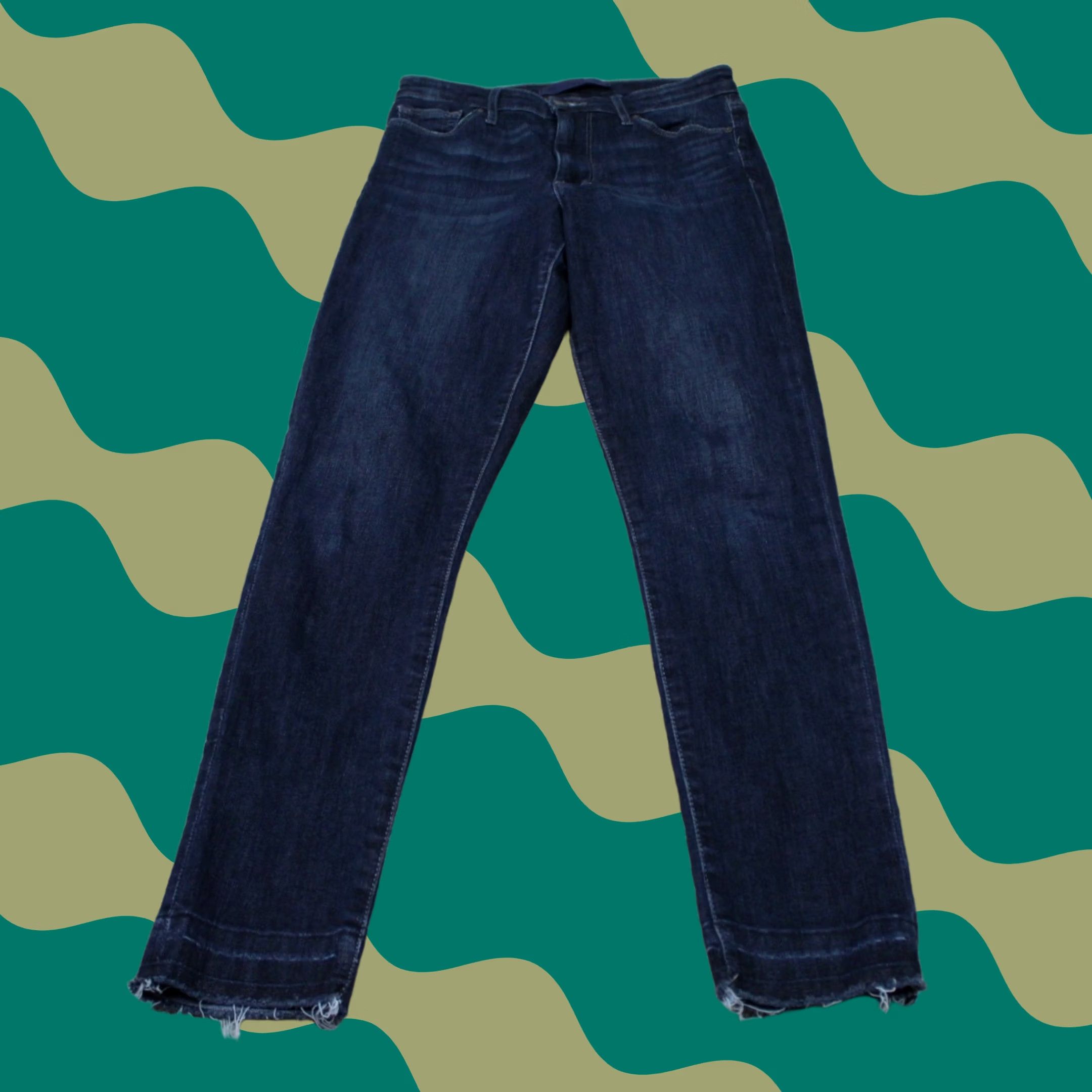 Vintage Joe's Jeans Women 25 Blue Skinny Jeans Ankle 28" Inseam Stretch Denim Mid Rise Regular Fit City Preppy Womens Size 42" / US 20 - 1 Thumbnail
