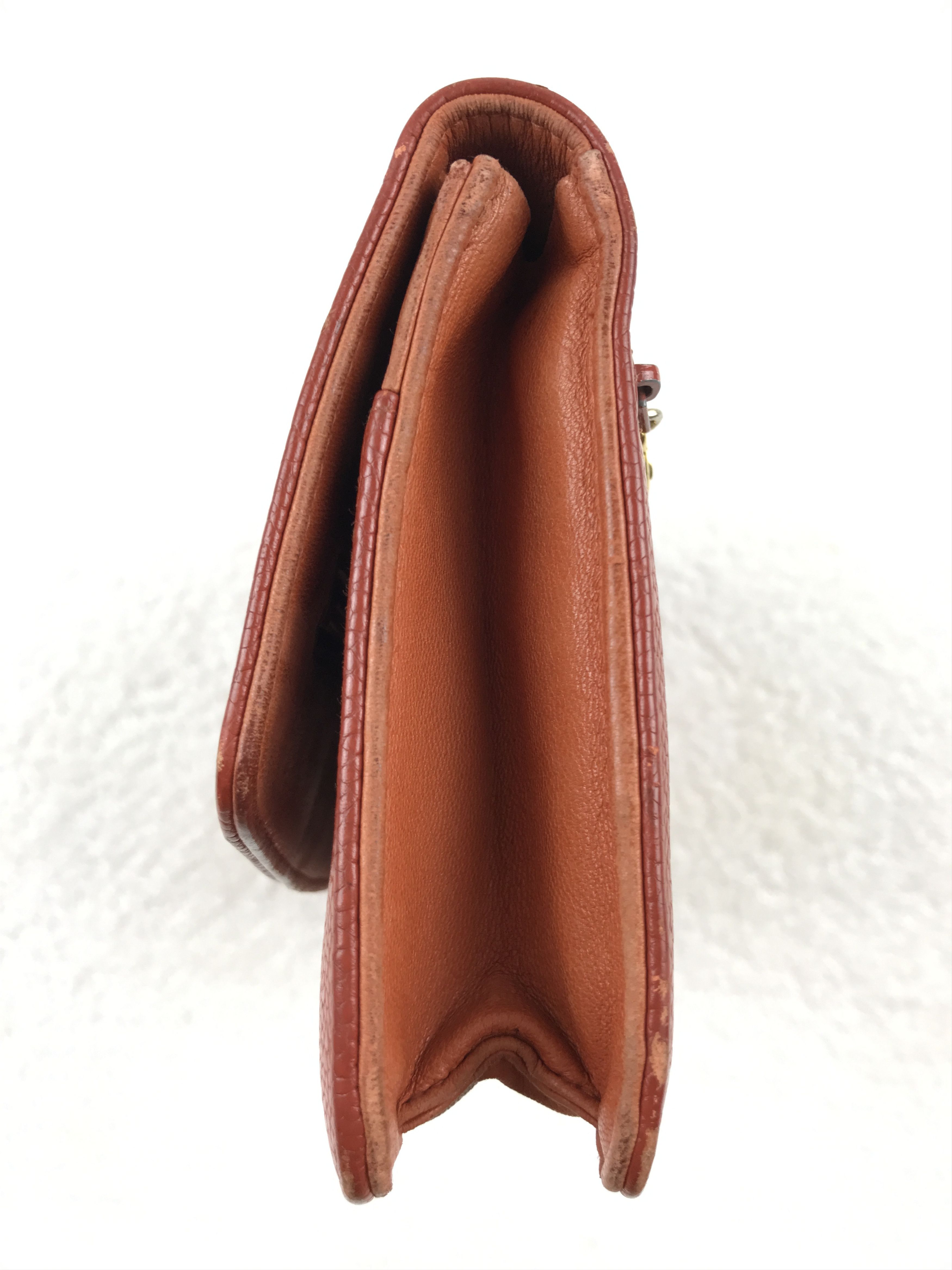 Chanel Vintage Chanel Brown Caviar CC Logo Timeless Wallet Size ONE SIZE - 3 Thumbnail