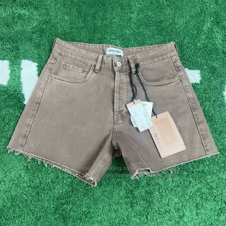 Miu Miu Miu Miu 25 Denim shorts Size 22" - 1 Thumbnail