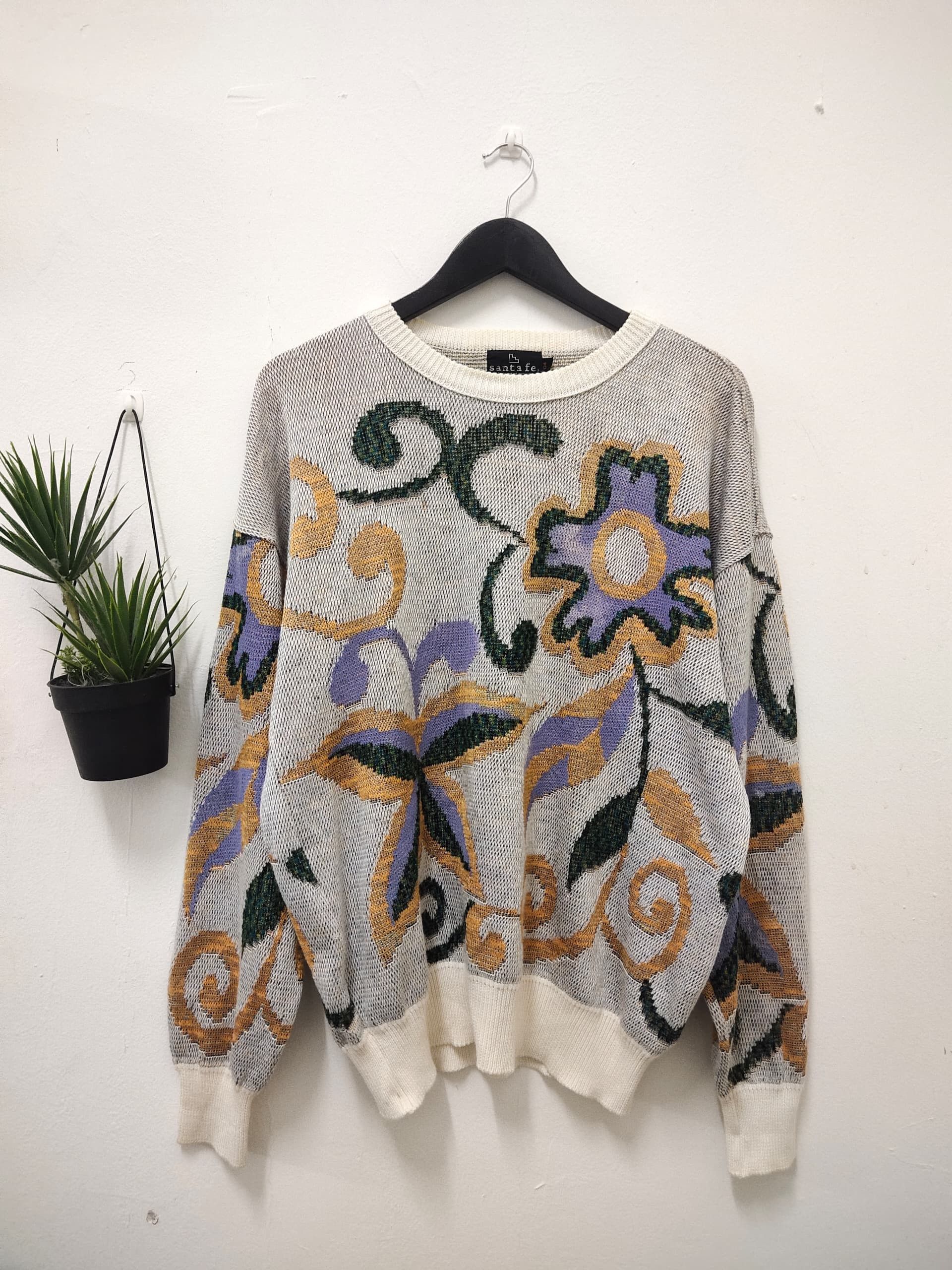 Coogi vintage Floral Motive knitwear like COOGI streetwear Size US L / EU 52-54 / 3 - 1 Thumbnail