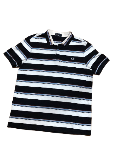 Fred Perry Vintage Fred Perry Striped Polo Size XL Size US XL / EU 56 / 4 - 1 Thumbnail