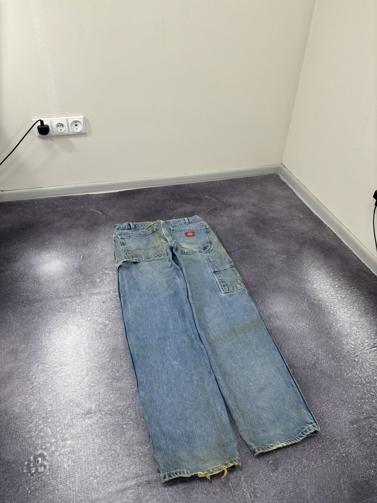 Dickies Vintage Dickies USA Denim Faded Blue Skate Hype Jeans Size US 34 / EU 50 - 3 Thumbnail
