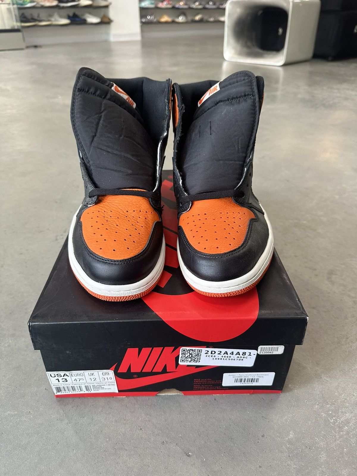 Jordan Brand × Nike AJ1 Shattered Backboard Size US 13 / EU 46 - 2 Thumbnail