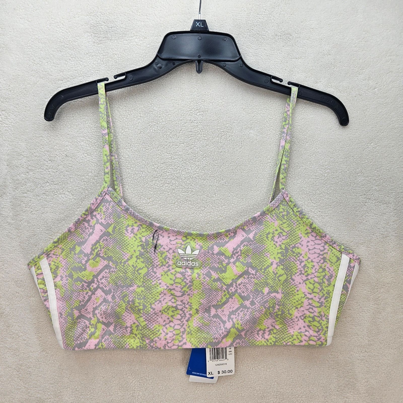 Other *PEN MARK* ADIDAS ORIGINALS WOMEN'S XL SNAKE PRINT BRA NWT Size XL / US 12-14 / IT 48-50 - 1 Thumbnail