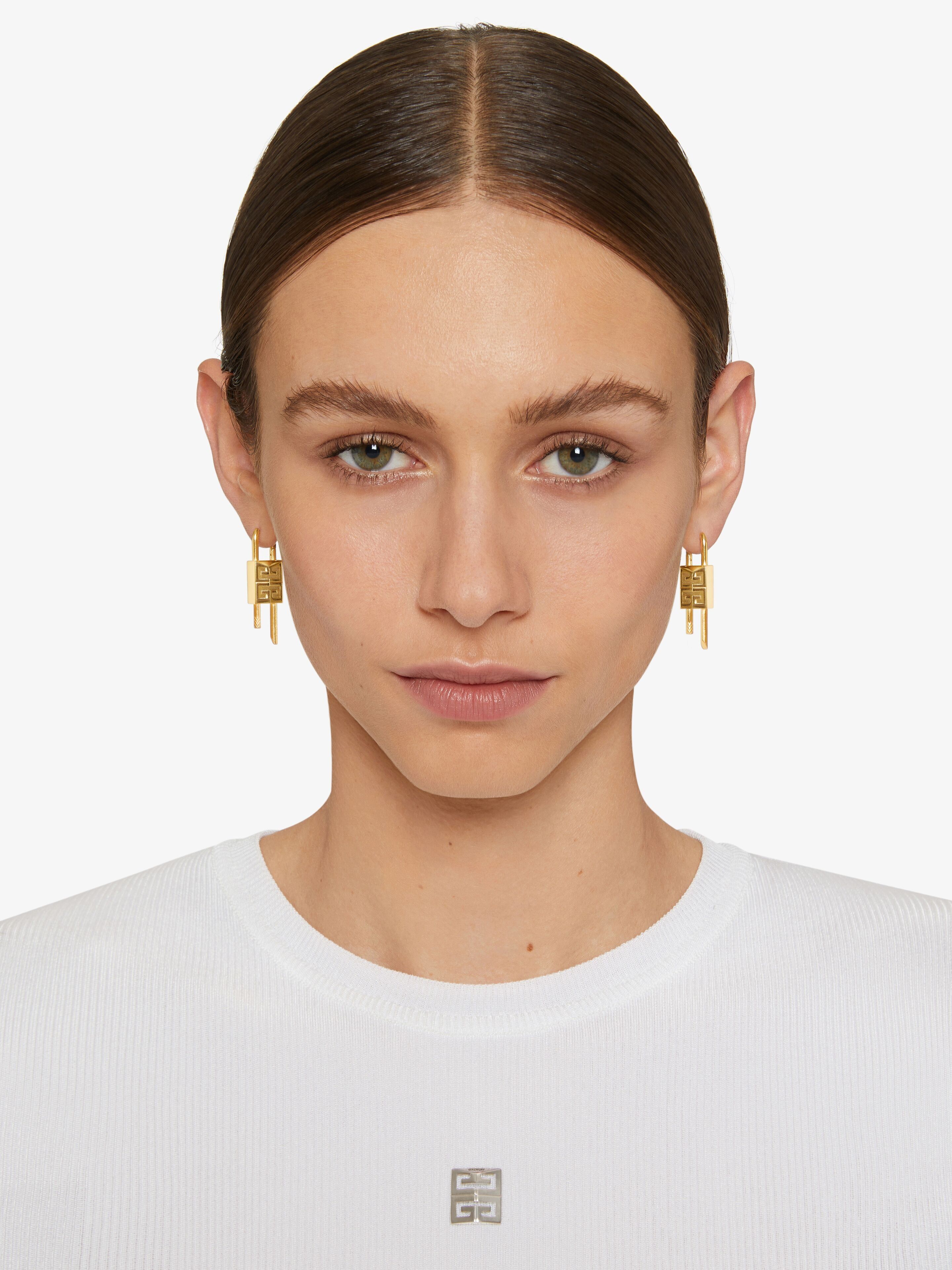 Givenchy o1srvl11e0725 Size: OS / Lock Earring in Gold Size ONE SIZE - 3 Thumbnail