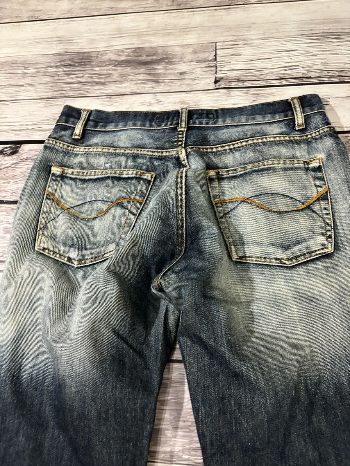 Hysteric Glamour × Japanese Brand 💥 HYSTERIC GLAMOUR BALENCIAGA STYLE JAPANESE WASHED JEANS Size US 32 / EU 48 - 4 Thumbnail